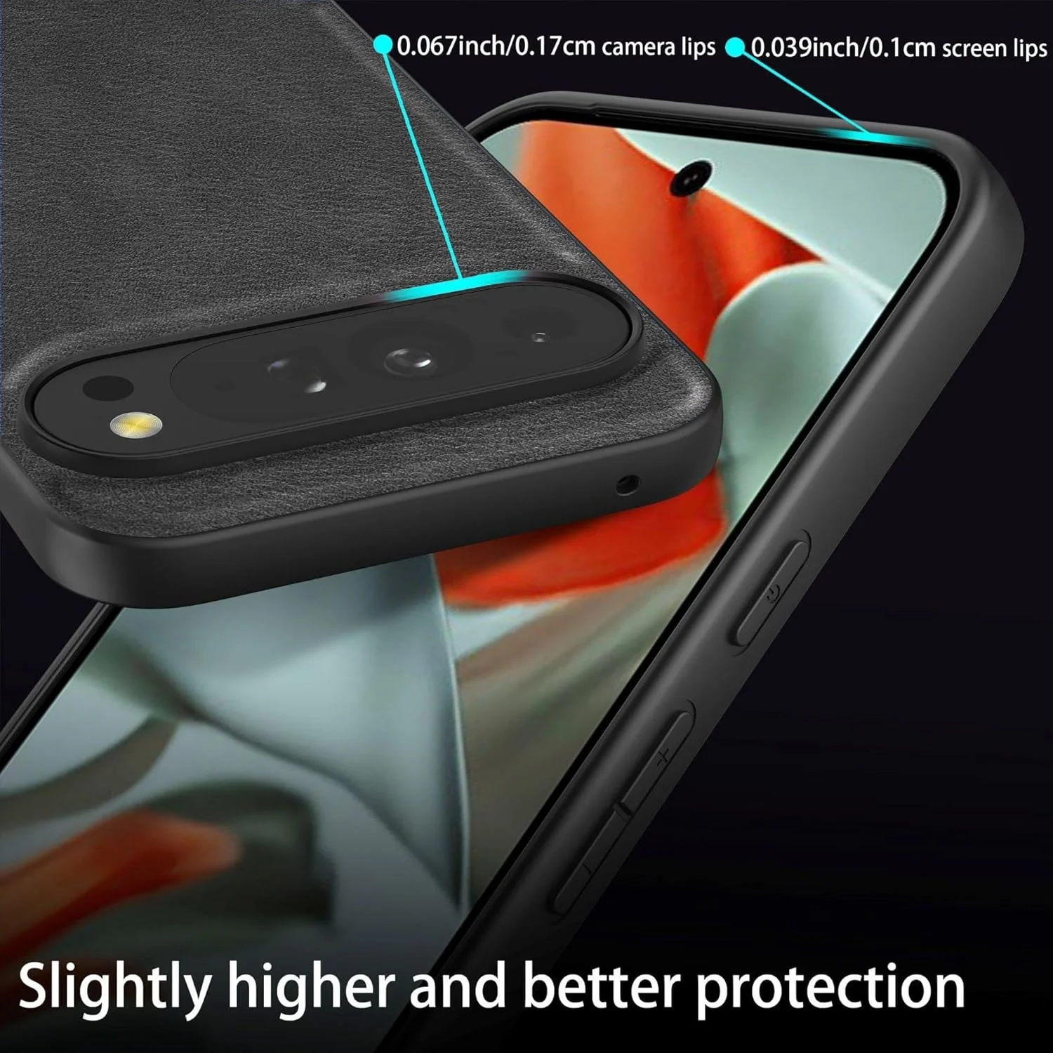 قاب محافظ سازگار با کاور گوشی گوگل پیکسل 9، کاور محافظ ضد ضربه و ضد خش سازگار با گوگل پیکسل 9 پرو (مشکی) قاب محافظ سازگار با کاور گوشی گوگل پیکسل 9، کاور محافظ ضد ضربه و ضد خش سازگار با گوگل پیکسل 9 پرو (مشکی)