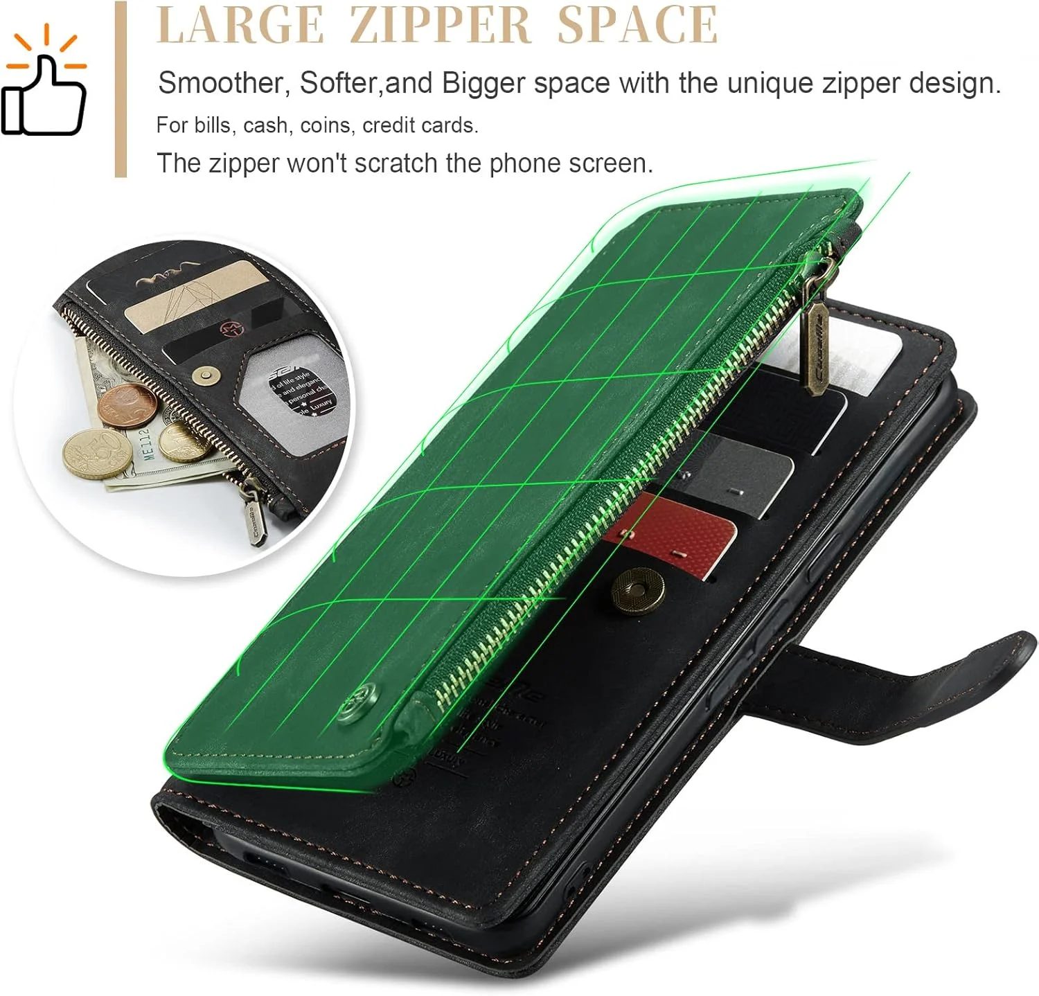 کیف ELEPIK برای گوگل پیکسل 8، کیف پول پیکسل 8 با جای کارت، پایه نگهدارنده، بند مچی برای خانم ها و آقایان، کیف گوشی مغناطیسی چرمی PU بادوام برای پیکسل 8، مشکی شیک کیف ELEPIK برای گوگل پیکسل 8، کیف پول پیکسل 8 با جای کارت، پایه نگهدارنده، بند مچی برای خانم ها و آقایان، کیف گوشی مغناطیسی چرمی PU بادوام برای پیکسل 8، مشکی شیک