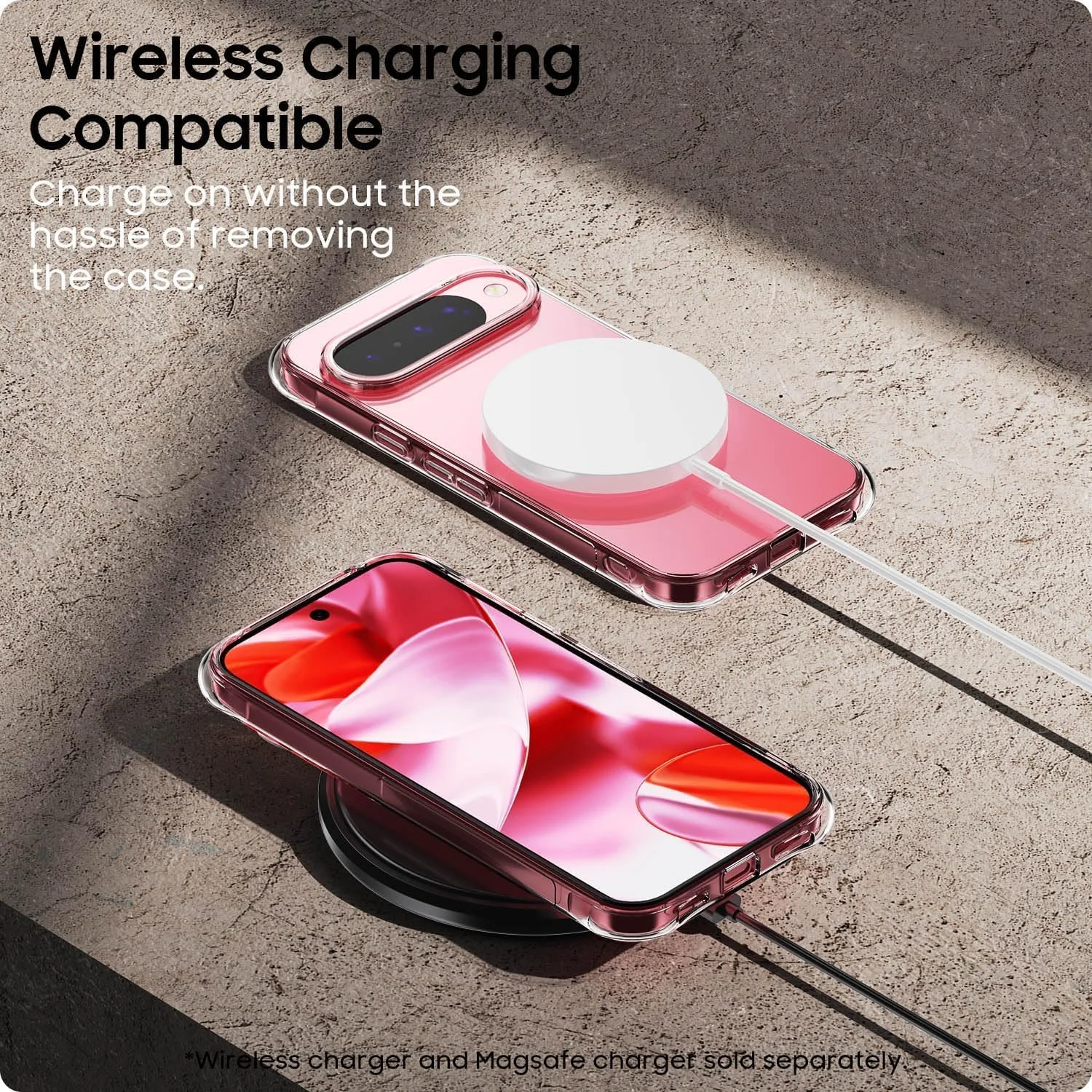 کاور محافظ گوشی گوگل پیکسل 10 پرو ایکس ال، کاور شفاف گوشی پیکسل 10 پرو ایکس ال، گوشه های تقویت شده، مقاوم در برابر خراش، جنس TPU سیلیکون نرم، محافظ گوشی گوگل پیکسل 10 پرو ایکس ال 2025