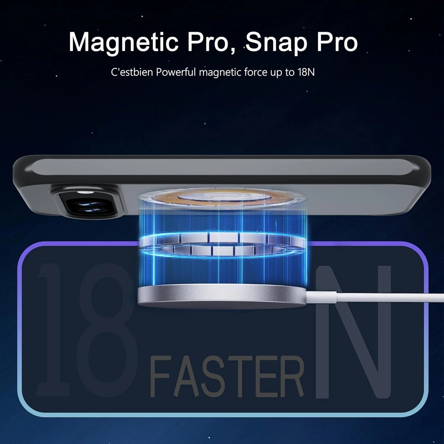 قاب محافظ مغناطیسی گوشی گوگل پیکسل 9، قاب گوشی پیکسل 9 پرو با پایه انگشتی [سازگار با مگ-سیف]، کاور محافظ مات نیمه شفاف با پایه برای گوشی پیکسل 9/9 پرو، مشکی