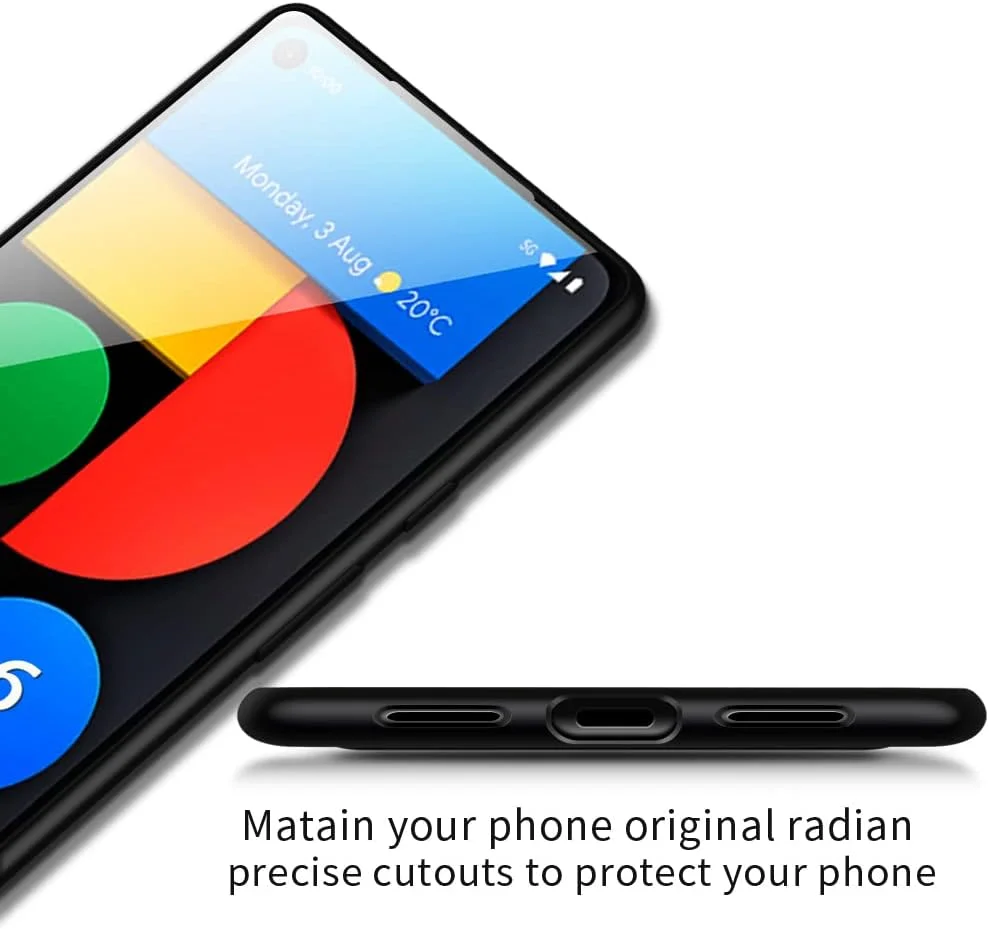 کاور محافظ گوشی گوگل پیکسل 6 X-Level، فوق العاده نازک و سبک، سری Guardian، ساخته شده از TPU نرم و انعطاف پذیر با روکش مات، محافظ سبک وزن پشت گوشی، سازگار با پیکسل 6 - مشکی
