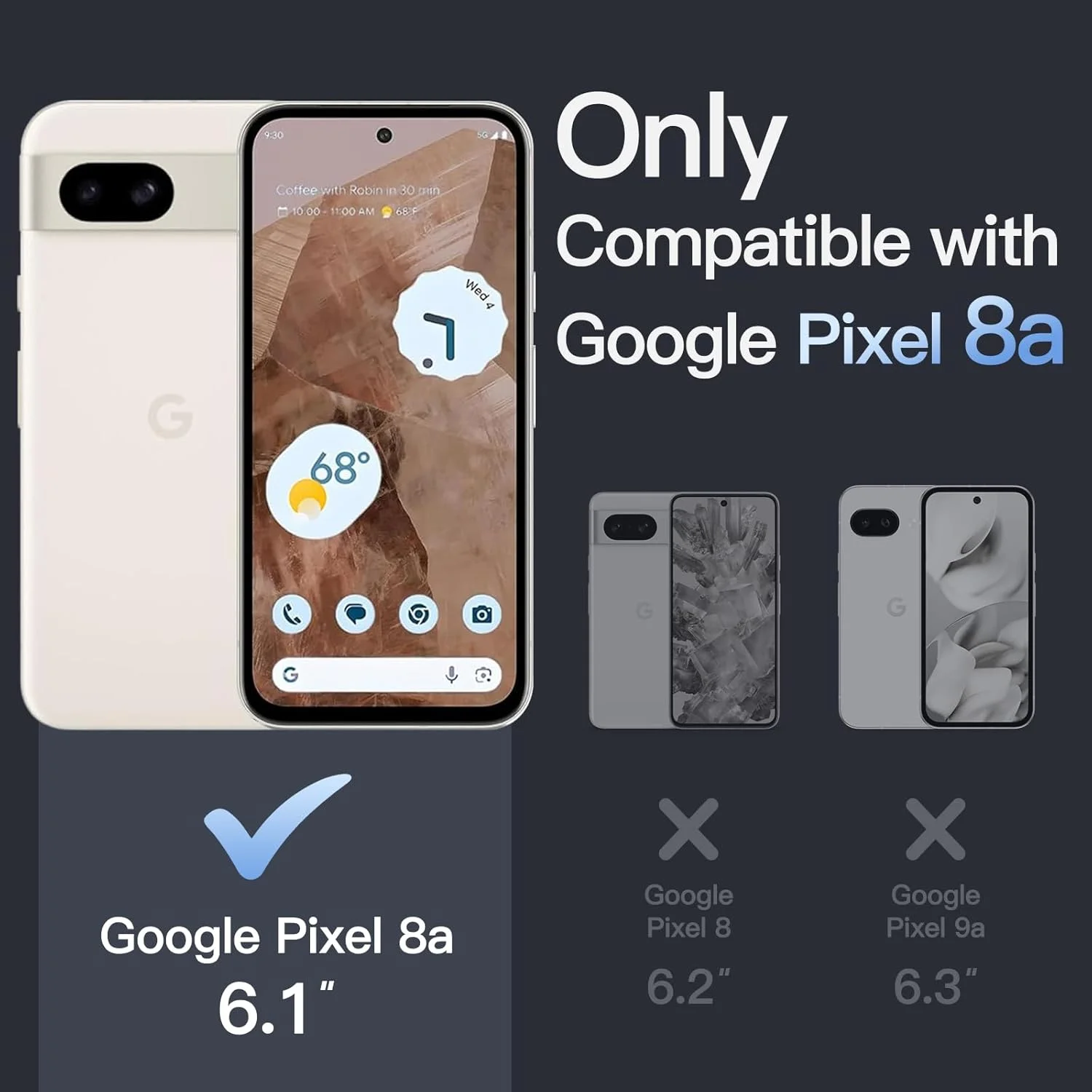 کاور محافظ ژله ای JETech برای گوگل پیکسل 8a 6.1 اینچ (2024)، ضد ضربه، پوشش محافظ تلفن، پشت PC سخت ضد خش (شفاف) کاور محافظ ژله ای JETech برای گوگل پیکسل 8a 6.1 اینچ (2024)، ضد ضربه، پوشش محافظ تلفن، پشت PC سخت ضد خش (شفاف)