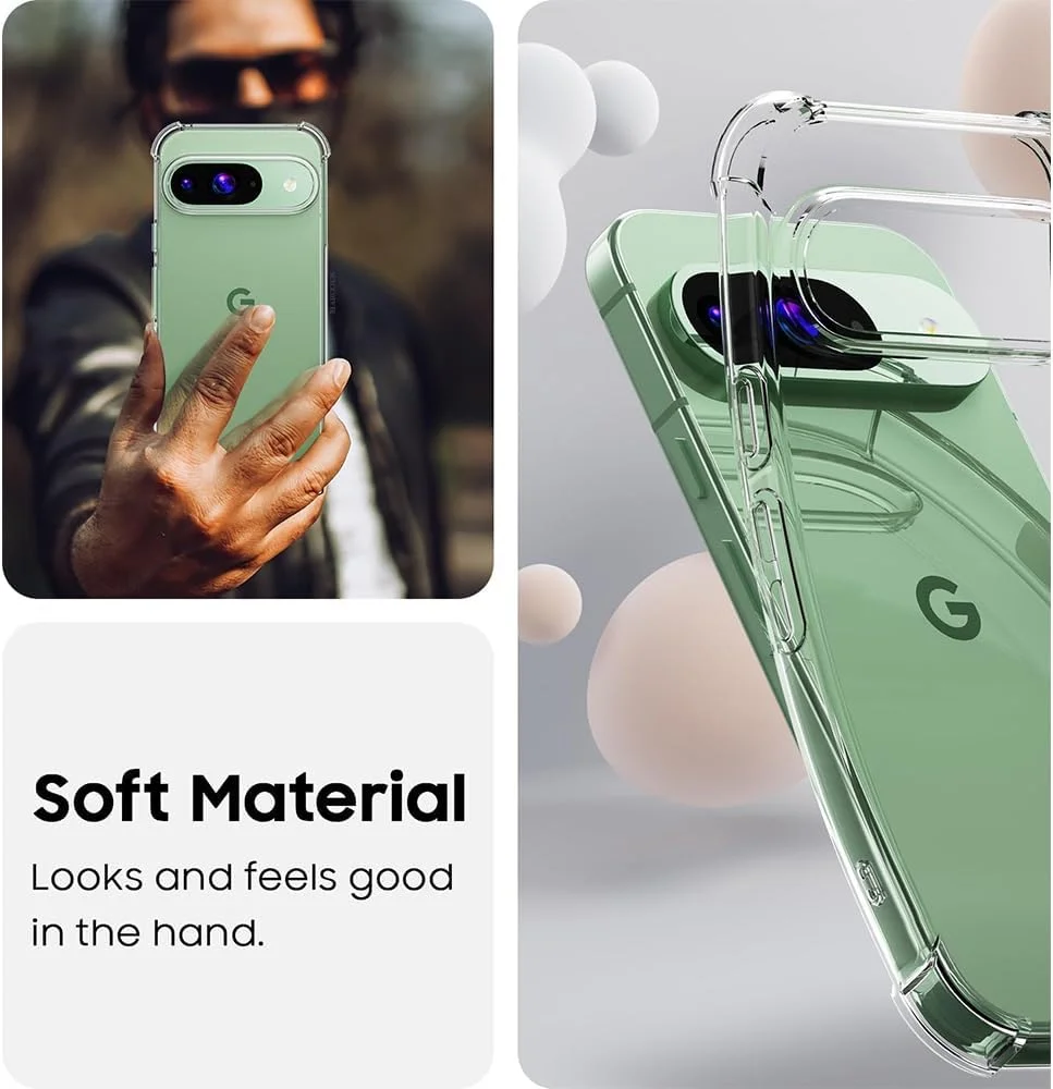 کاور محافظ شفاف باریک مارگون برای گوگل پیکسل 9، ضد خش، محافظت در برابر افتادن، سپر تقویت شده TPU با پشت PC سخت، ضد ضربه، طراحی شده با محافظت از دوربین (گوگل پیکسل 9) کاور محافظ شفاف باریک مارگون برای گوگل پیکسل 9، ضد خش، محافظت در برابر افتادن، سپر تقویت شده TPU با پشت PC سخت، ضد ضربه، طراحی شده با محافظت از دوربین (گوگل پیکسل 9)