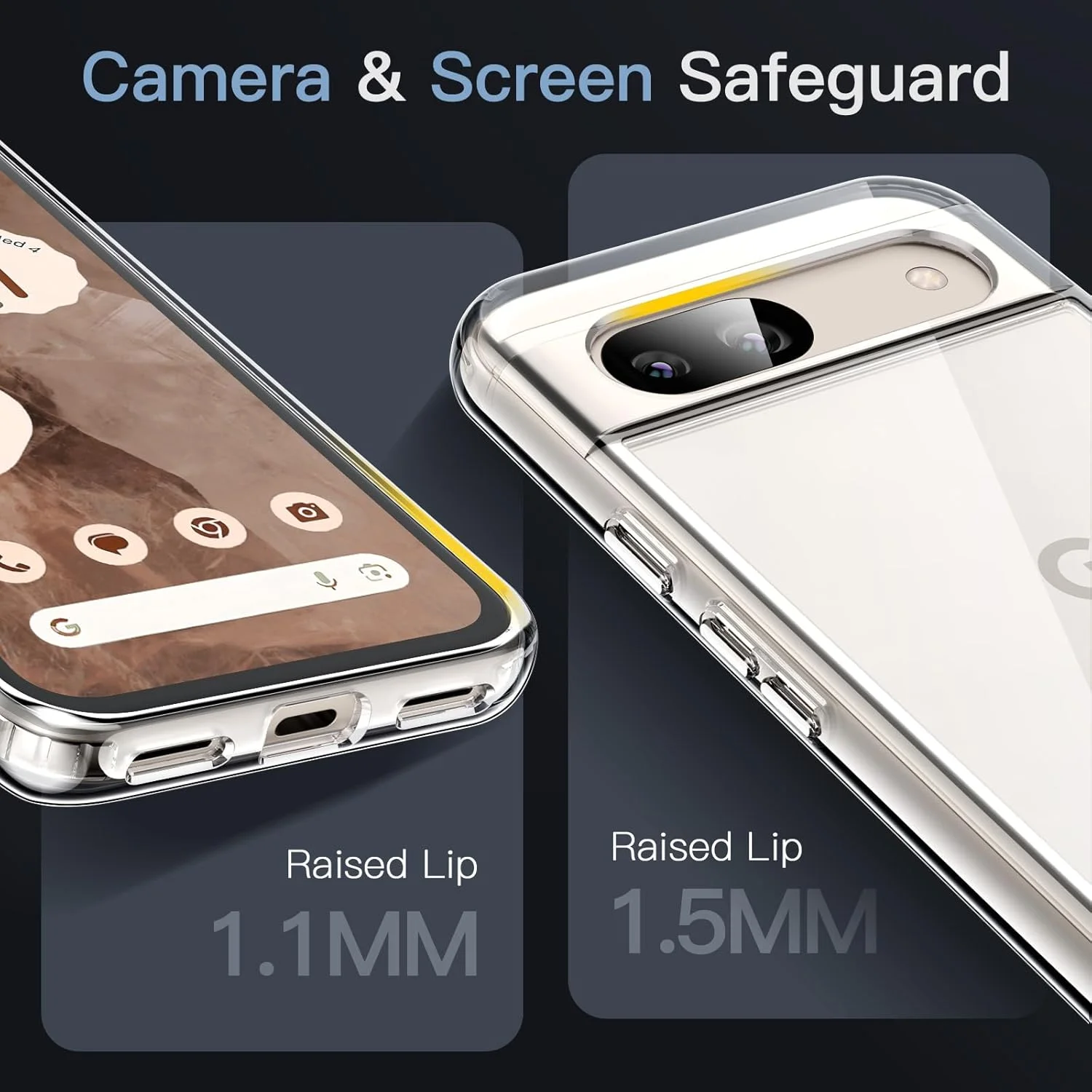 کاور محافظ ژله ای JETech برای گوگل پیکسل 8a 6.1 اینچ (2024)، ضد ضربه، پوشش محافظ تلفن، پشت PC سخت ضد خش (شفاف) کاور محافظ ژله ای JETech برای گوگل پیکسل 8a 6.1 اینچ (2024)، ضد ضربه، پوشش محافظ تلفن، پشت PC سخت ضد خش (شفاف)