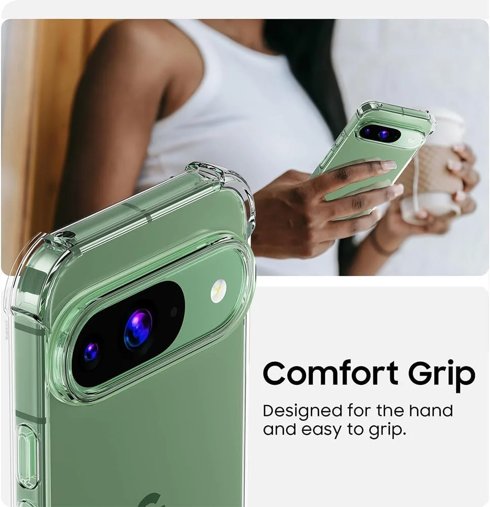 کاور محافظ شفاف باریک مارگون برای گوگل پیکسل 9، ضد خش، محافظت در برابر افتادن، سپر تقویت شده TPU با پشت PC سخت، ضد ضربه، طراحی شده با محافظت از دوربین (گوگل پیکسل 9) کاور محافظ شفاف باریک مارگون برای گوگل پیکسل 9، ضد خش، محافظت در برابر افتادن، سپر تقویت شده TPU با پشت PC سخت، ضد ضربه، طراحی شده با محافظت از دوربین (گوگل پیکسل 9)