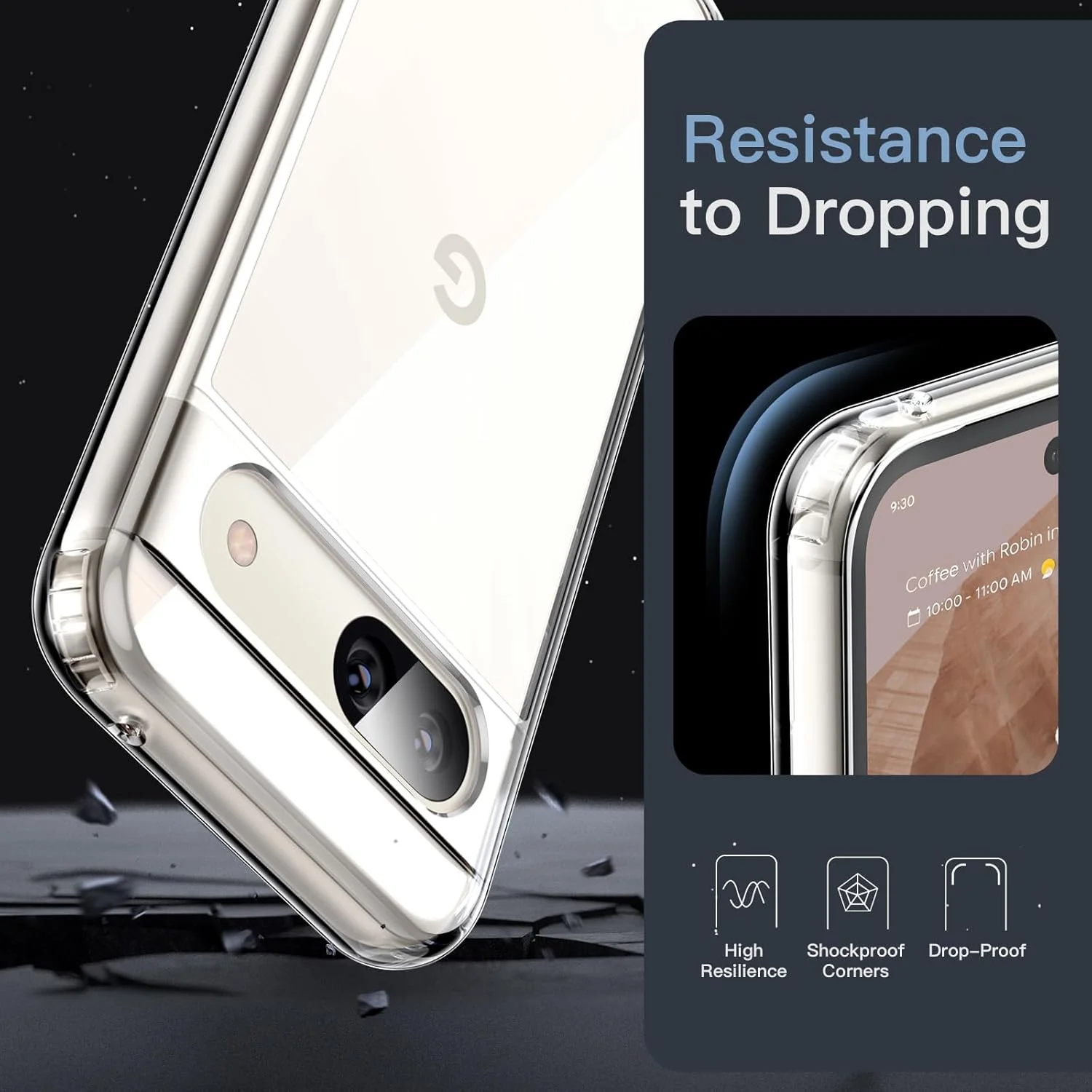 کاور محافظ ژله ای JETech برای گوگل پیکسل 8a 6.1 اینچ (2024)، ضد ضربه، پوشش محافظ تلفن، پشت PC سخت ضد خش (شفاف) کاور محافظ ژله ای JETech برای گوگل پیکسل 8a 6.1 اینچ (2024)، ضد ضربه، پوشش محافظ تلفن، پشت PC سخت ضد خش (شفاف)