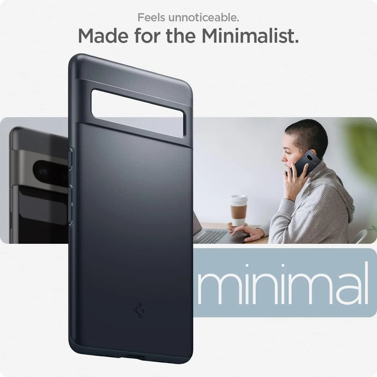 کاور محافظ باریک Spigen Thin Fit مناسب برای گوشی Google Pixel 7 - رنگ Metal Slate کاور محافظ باریک Spigen Thin Fit مناسب برای گوشی Google Pixel 7 - رنگ Metal Slate