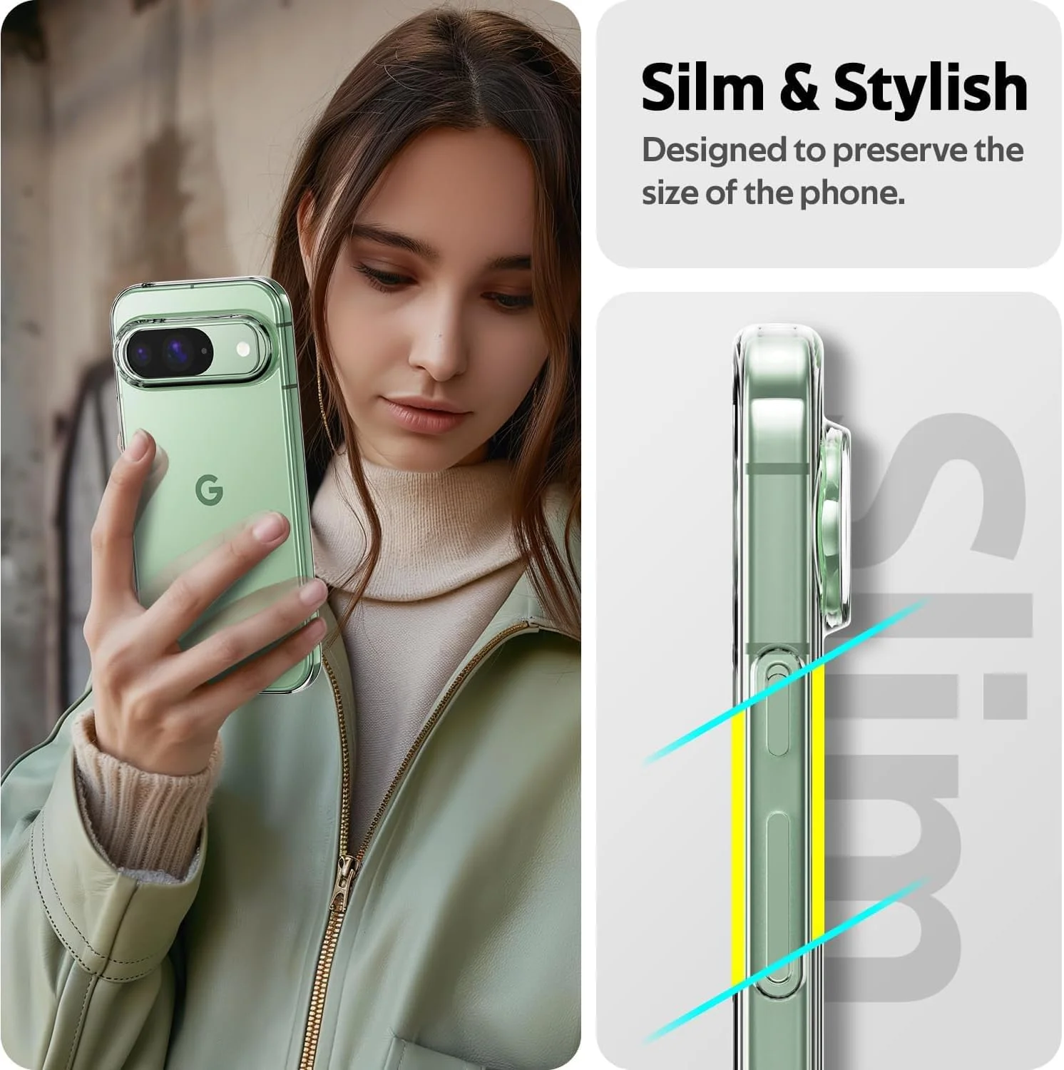 کاور ژله ای سیلیکونی نازک و نرم KP TECHNOLOGY مناسب برای گوشی گوگل پیکسل 9/9 پرو (شفاف) کاور ژله ای سیلیکونی نازک و نرم KP TECHNOLOGY مناسب برای گوشی گوگل پیکسل 9/9 پرو (شفاف)