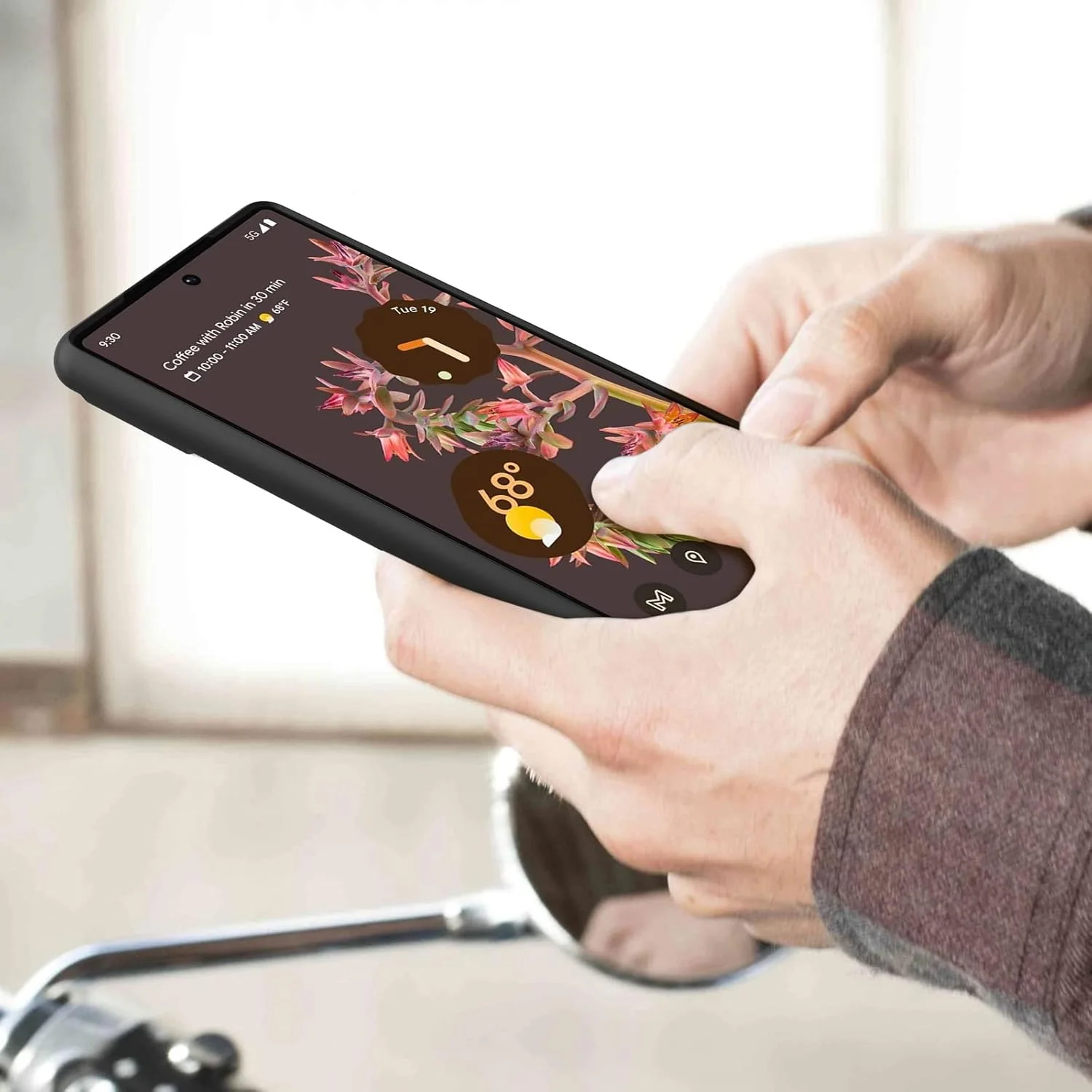 قاب سیلیکونی گوشی موبایل سازگار با گوگل پیکسل 6، قاب محافظ نرم گوشی هوشمند برای زنان و مردان، پوشش بادوام ضد خش و ضد ضربه مشکی قاب سیلیکونی گوشی موبایل سازگار با گوگل پیکسل 6، قاب محافظ نرم گوشی هوشمند برای زنان و مردان، پوشش بادوام ضد خش و ضد ضربه مشکی