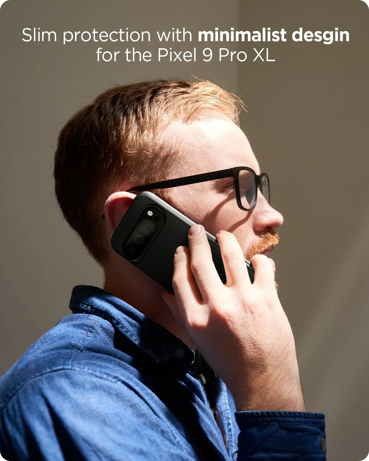 کاور محافظ باریک Spigen Thin Fit طراحی شده برای گوشی Google Pixel 9 Pro XL - مشکی