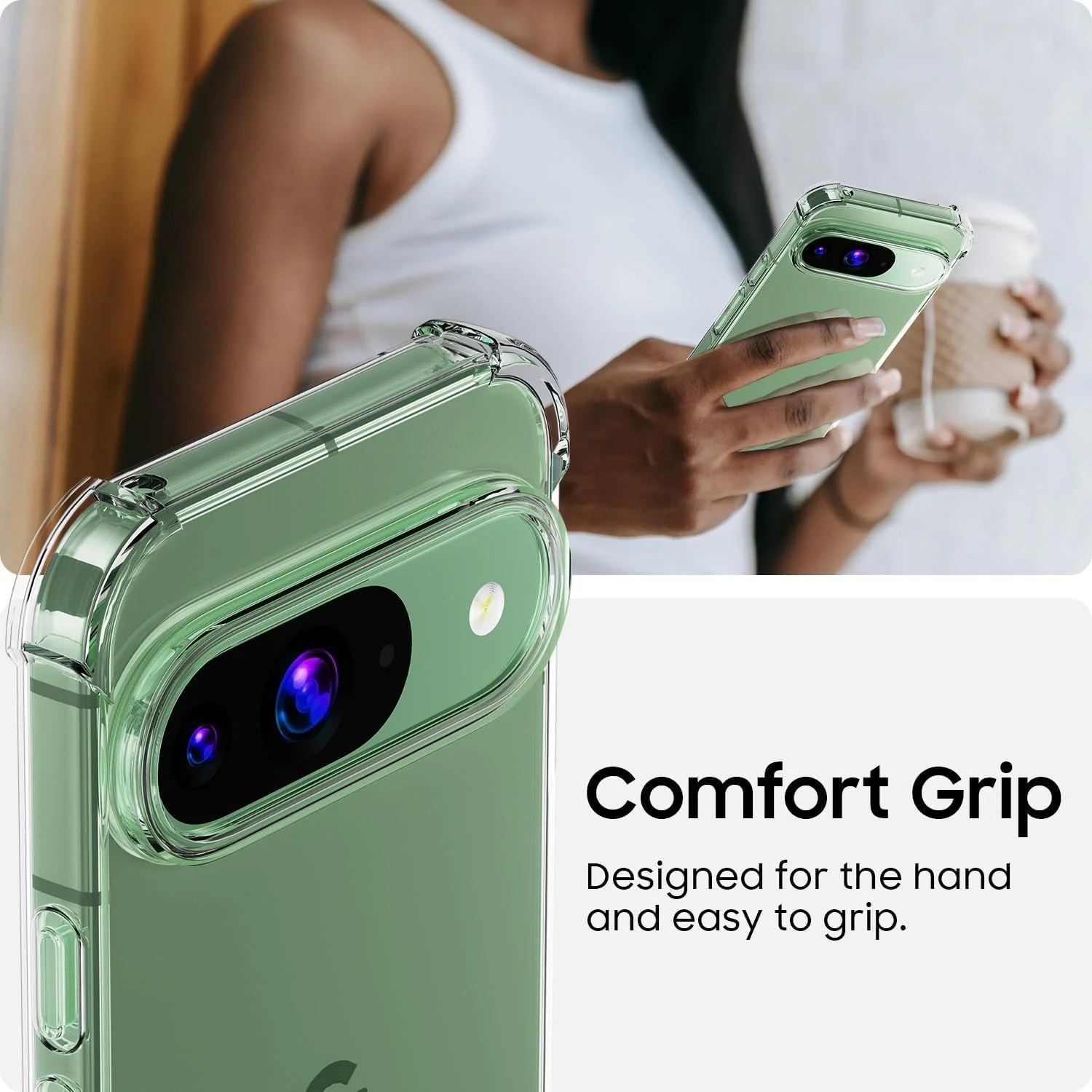 کاور ژله ای شفاف و باریک برای گوگل پیکسل 9 / پیکسل 9 پرو کاور ژله ای شفاف و باریک برای گوگل پیکسل 9 / پیکسل 9 پرو