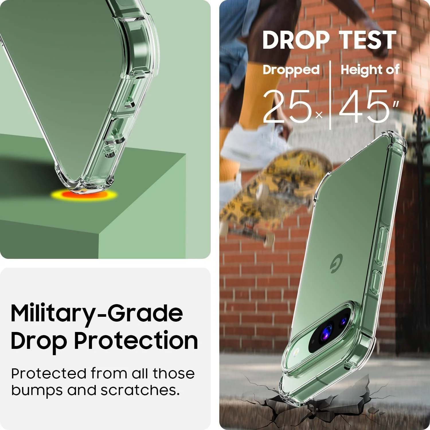 کاور ژله ای شفاف و باریک برای گوگل پیکسل 9 / پیکسل 9 پرو کاور ژله ای شفاف و باریک برای گوگل پیکسل 9 / پیکسل 9 پرو