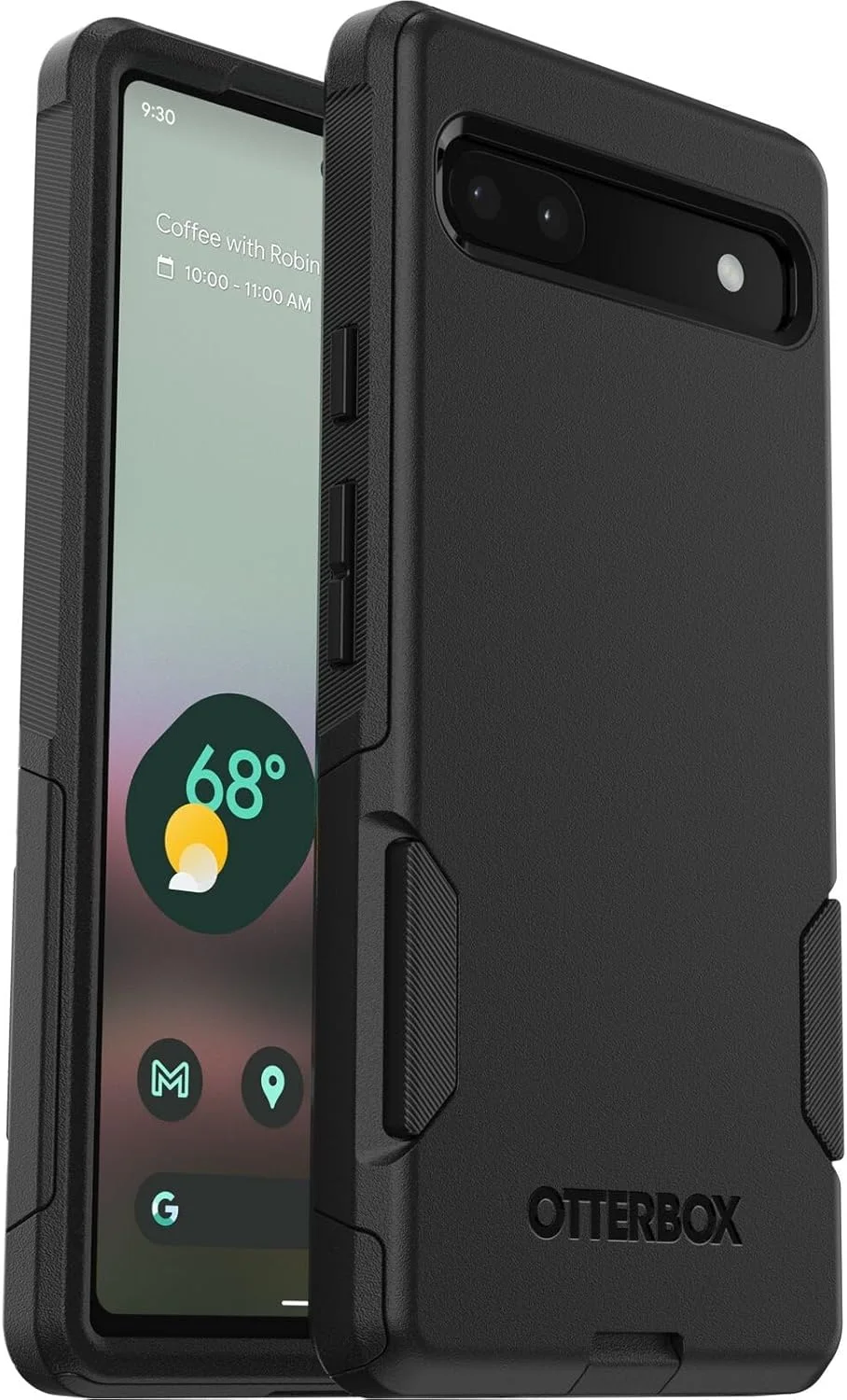 محافظ گوشی OtterBox Commuter مناسب برای Google Pixel 6a، ضد ضربه، ضد سقوط، مقاوم، محافظ، تست شده 3 برابر استاندارد نظامی، محافظت ضد میکروبی، مشکی محافظ گوشی OtterBox Commuter مناسب برای Google Pixel 6a، ضد ضربه، ضد سقوط، مقاوم، محافظ، تست شده 3 برابر استاندارد نظامی، محافظت ضد میکروبی، مشکی