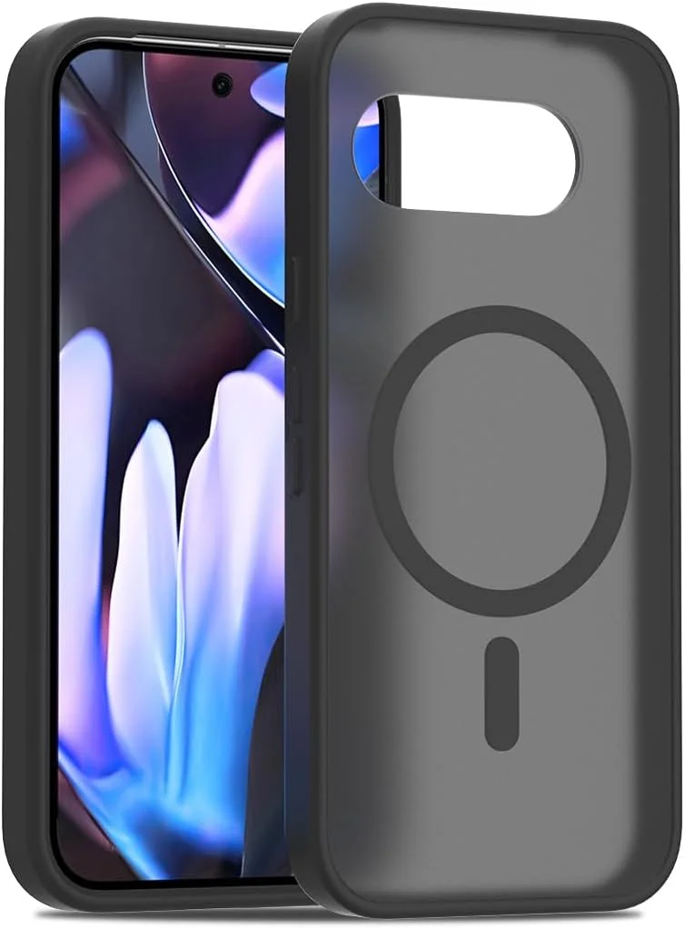 قاب گوشی مغناطیسی و مقاوم در برابر ضربه 2.0 سازگار با پوست برای گوگل پیکسل 9A (2025) با TPU مقاوم در برابر اثر انگشت و پوشش الکسا - طراحی فوق العاده نازک 2 در 1، تناسب دقیق، مقاوم در برابر خراش (مشکی) قاب گوشی مغناطیسی و مقاوم در برابر ضربه 2.0 سازگار با پوست برای گوگل پیکسل 9A (2025) با TPU مقاوم در برابر اثر انگشت و پوشش الکسا - طراحی فوق العاده نازک 2 در 1، تناسب دقیق، مقاوم در برابر خراش (مشکی)