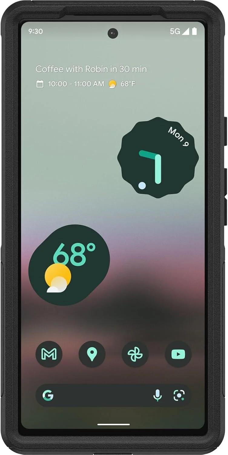 محافظ گوشی OtterBox Commuter مناسب برای Google Pixel 6a، ضد ضربه، ضد سقوط، مقاوم، محافظ، تست شده 3 برابر استاندارد نظامی، محافظت ضد میکروبی، مشکی محافظ گوشی OtterBox Commuter مناسب برای Google Pixel 6a، ضد ضربه، ضد سقوط، مقاوم، محافظ، تست شده 3 برابر استاندارد نظامی، محافظت ضد میکروبی، مشکی