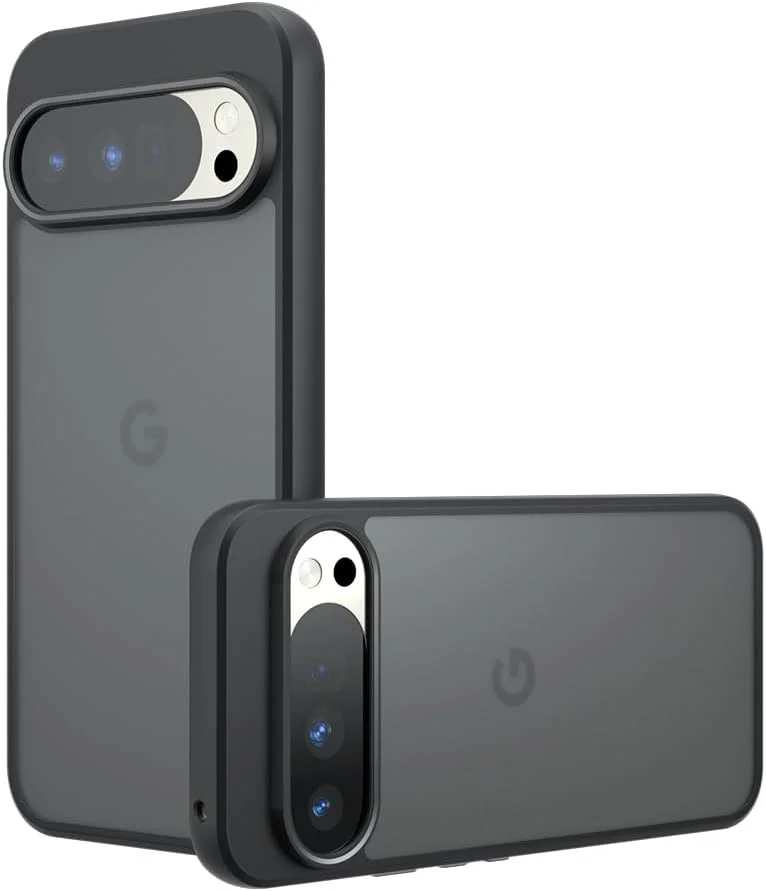 قاب محافظ گوشی گوگل پیکسل 10 پرو ایکس ال: محافظت در برابر سقوط با استاندارد نظامی، باریک، مات و ضد اثر انگشت، مشکی قاب محافظ گوشی گوگل پیکسل 10 پرو ایکس ال: محافظت در برابر سقوط با استاندارد نظامی، باریک، مات و ضد اثر انگشت، مشکی