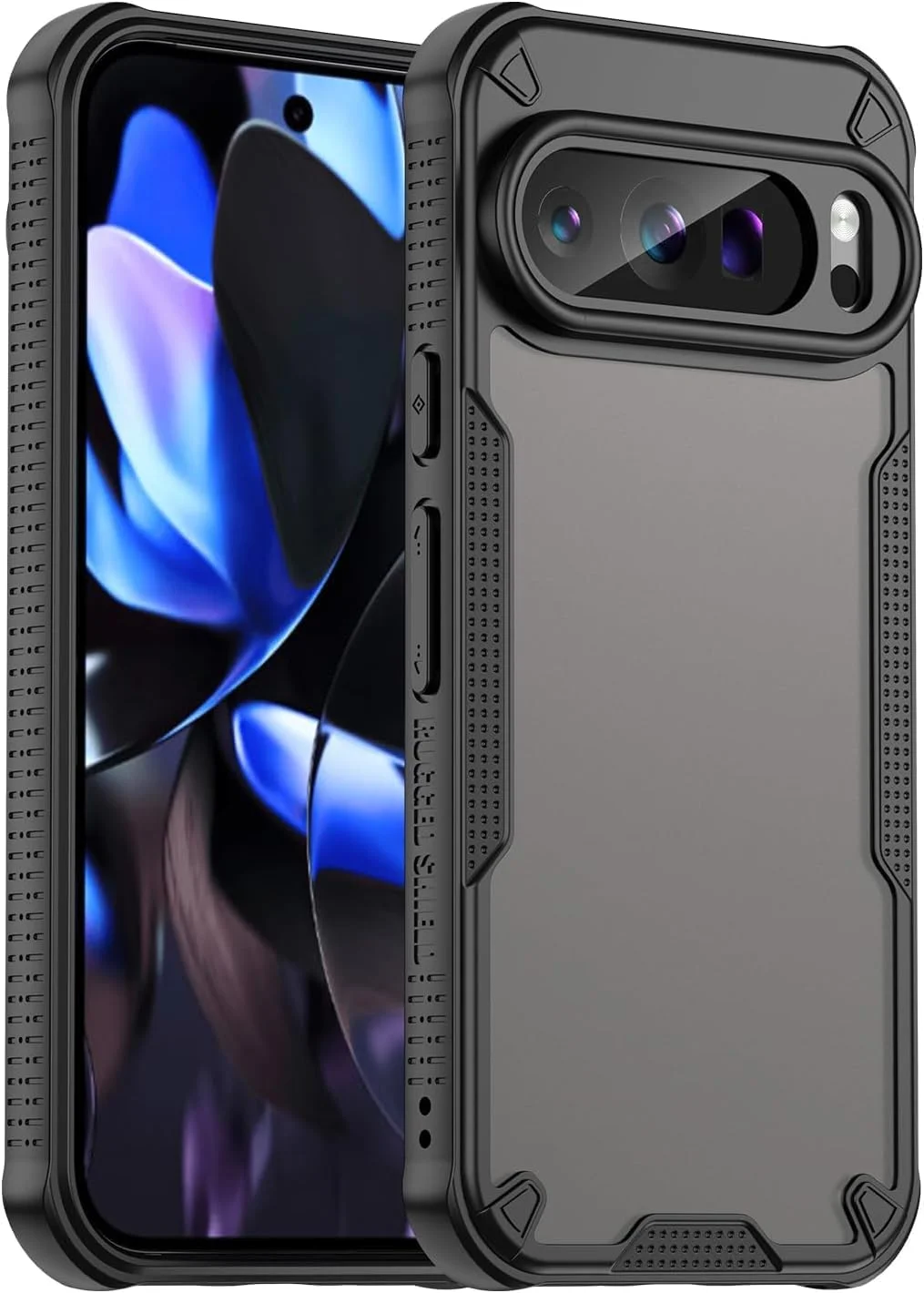 کاور مات نیمه شفاف RUNGOS برای گوگل پیکسل 9 پرو XL، مقاوم در برابر ضربه، طراحی باریک، ضد لغزش، سازگار با شارژ بیسیم، تست شده در سقوط از ارتفاع 3 متر کاور مات نیمه شفاف RUNGOS برای گوگل پیکسل 9 پرو XL، مقاوم در برابر ضربه، طراحی باریک، ضد لغزش، سازگار با شارژ بیسیم، تست شده در سقوط از ارتفاع 3 متر