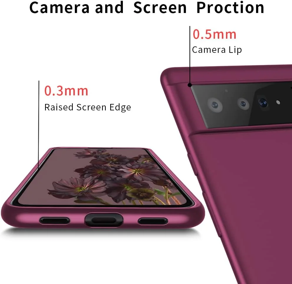 کاور محافظ گوشی گوگل پیکسل 6 پرو X-Level، فوق العاده نازک، سری Guardian، ساخته شده از TPU نرم و انعطاف پذیر با روکش مات، محافظ سبک وزن، رنگ قرمز شرابی، سازگار با پیکسل 6 پرو کاور محافظ گوشی گوگل پیکسل 6 پرو X-Level، فوق العاده نازک، سری Guardian، ساخته شده از TPU نرم و انعطاف پذیر با روکش مات، محافظ سبک وزن، رنگ قرمز شرابی، سازگار با پیکسل 6 پرو