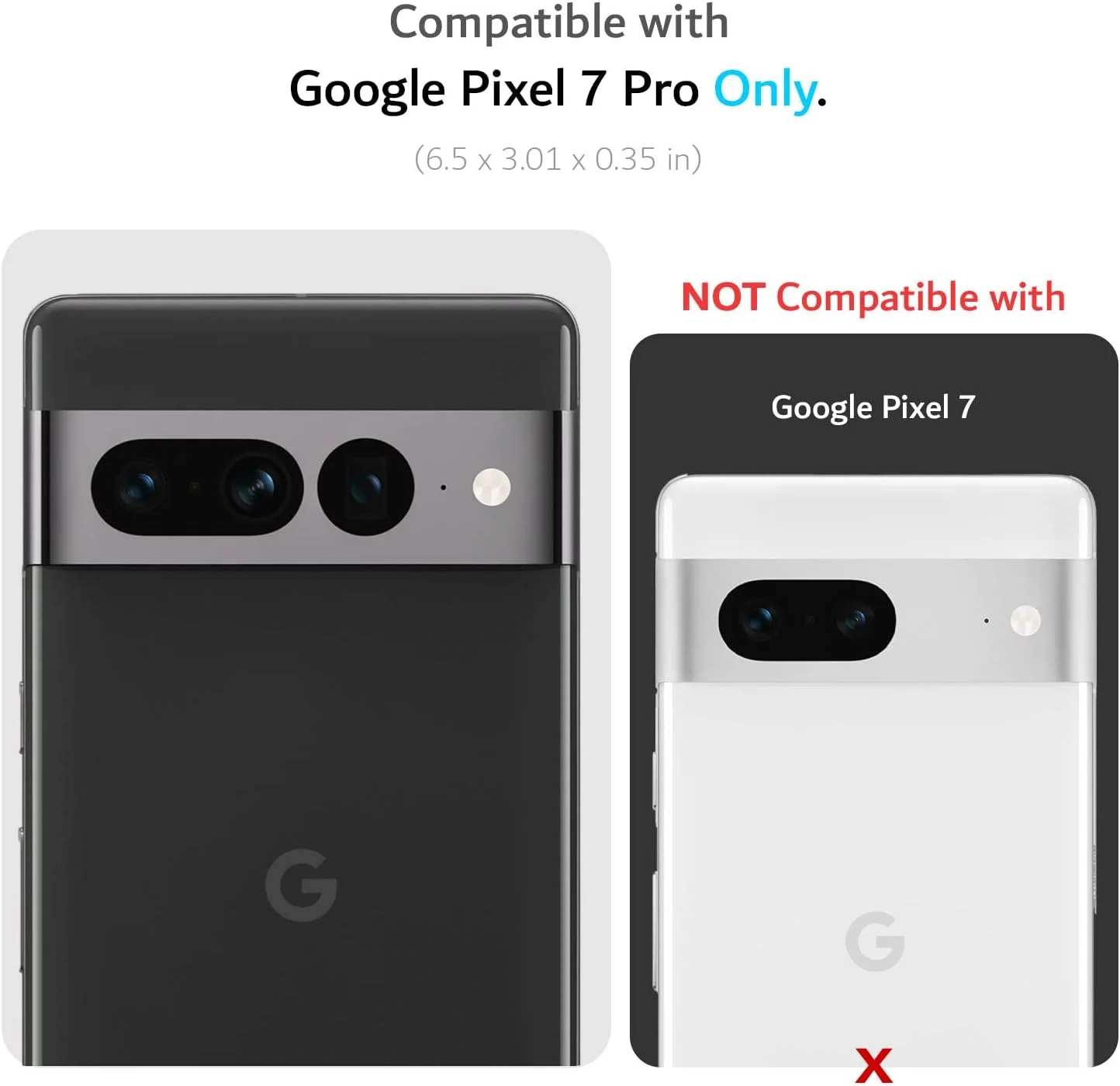 کاور محافظ دوگانه TUDIA مدل DualShield مناسب برای گوشی Google Pixel 7 Pro، [ادغام] محافظت دو لایه ضد ضربه با درجه نظامی، باریک و مقاوم برای پوشش گوشی Pixel 7 Pro (مشکی مات)