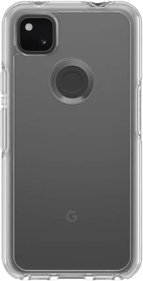 قاب محافظ شفاف OtterBox Symmetry برای پیکسل 4a، ضد ضربه، ضد سقوط، قاب محافظ نازک، تست شده 3 برابر استاندارد نظامی، شفاف