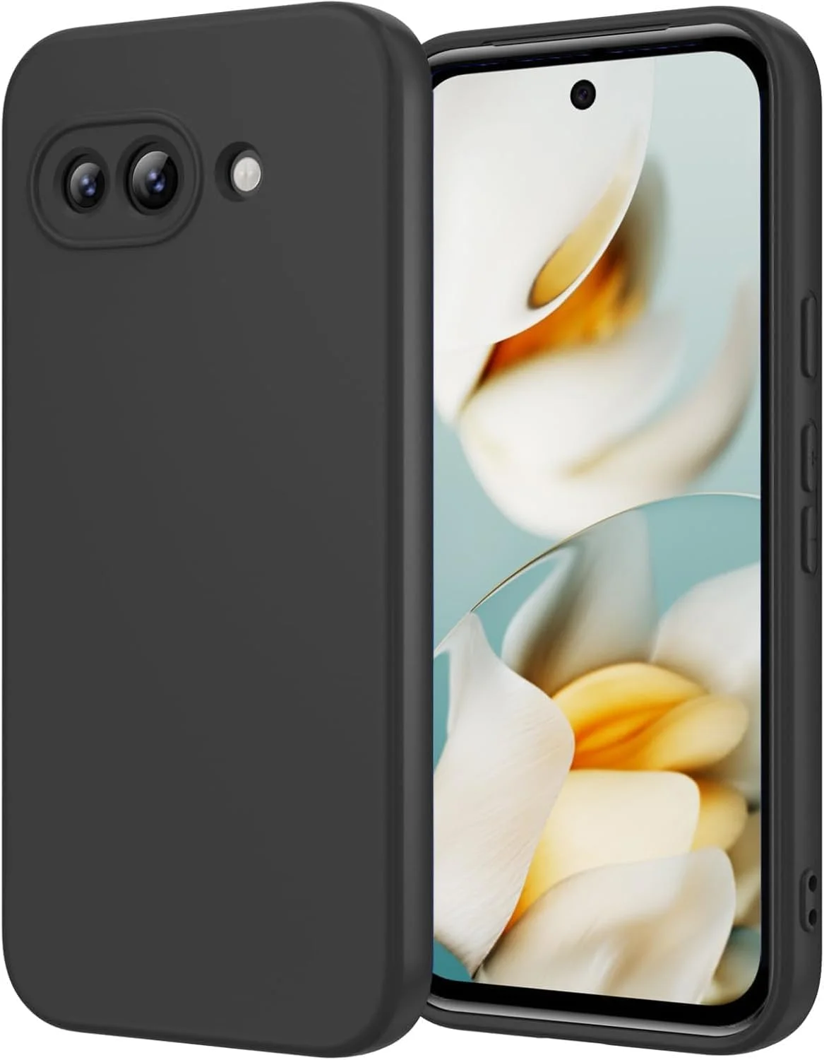 کاور محافظ ژله ای مشکی مات Zubitech مناسب برای Google Pixel 9a، سبک و مقاوم در برابر اثر انگشت