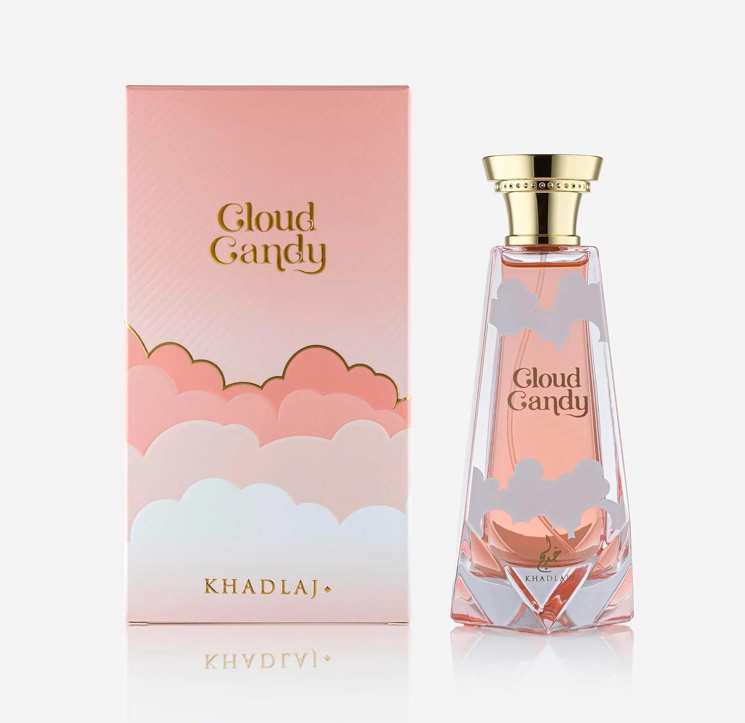 ادکلن زنانه خادلاج Cloud Candy، ادو پرفیوم، 100 میلی لیتر، رایحه شیرین میوه ای مارشمالو