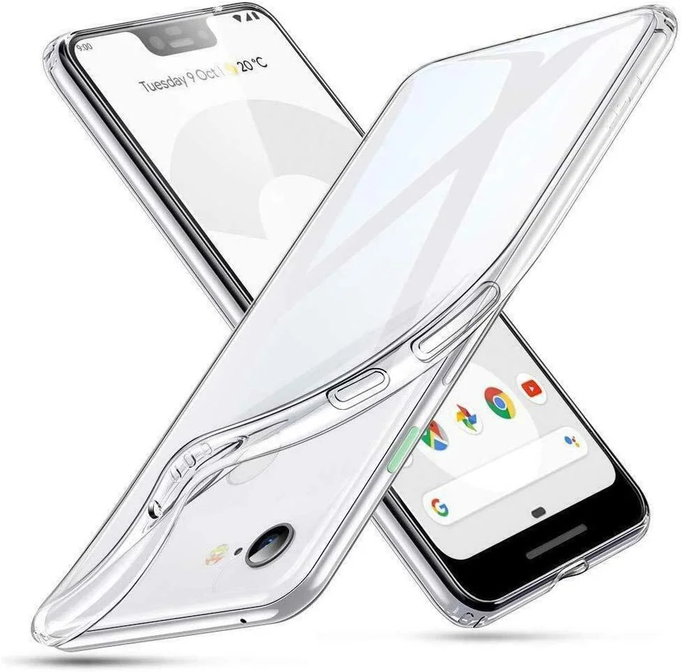قاب محافظ ژله ای بسیار نازک سیلیکونی برای گوشی گوگل پیکسل 3 XL (شفاف)