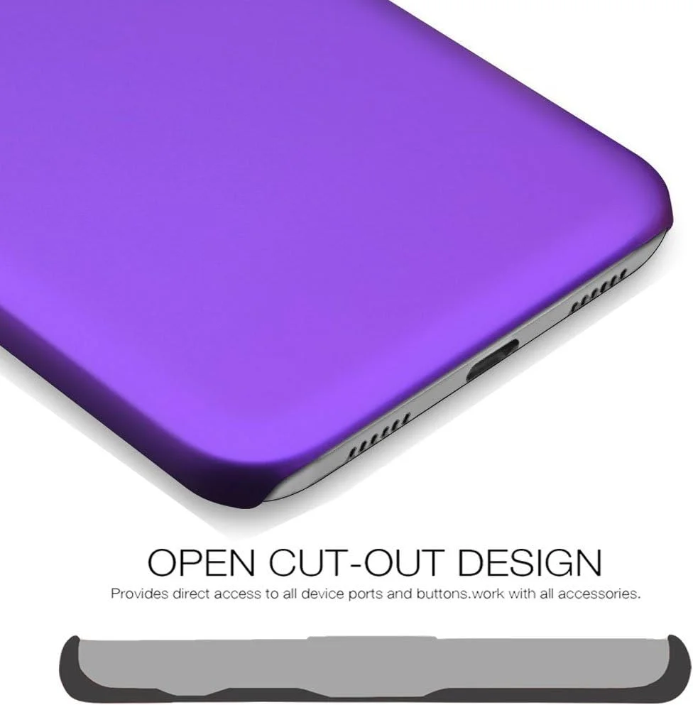 قاب محافظ باریک و مقاوم برای گوشی گوگل پیکسل 7a - پوشش مات لاستیکی (بنفش)