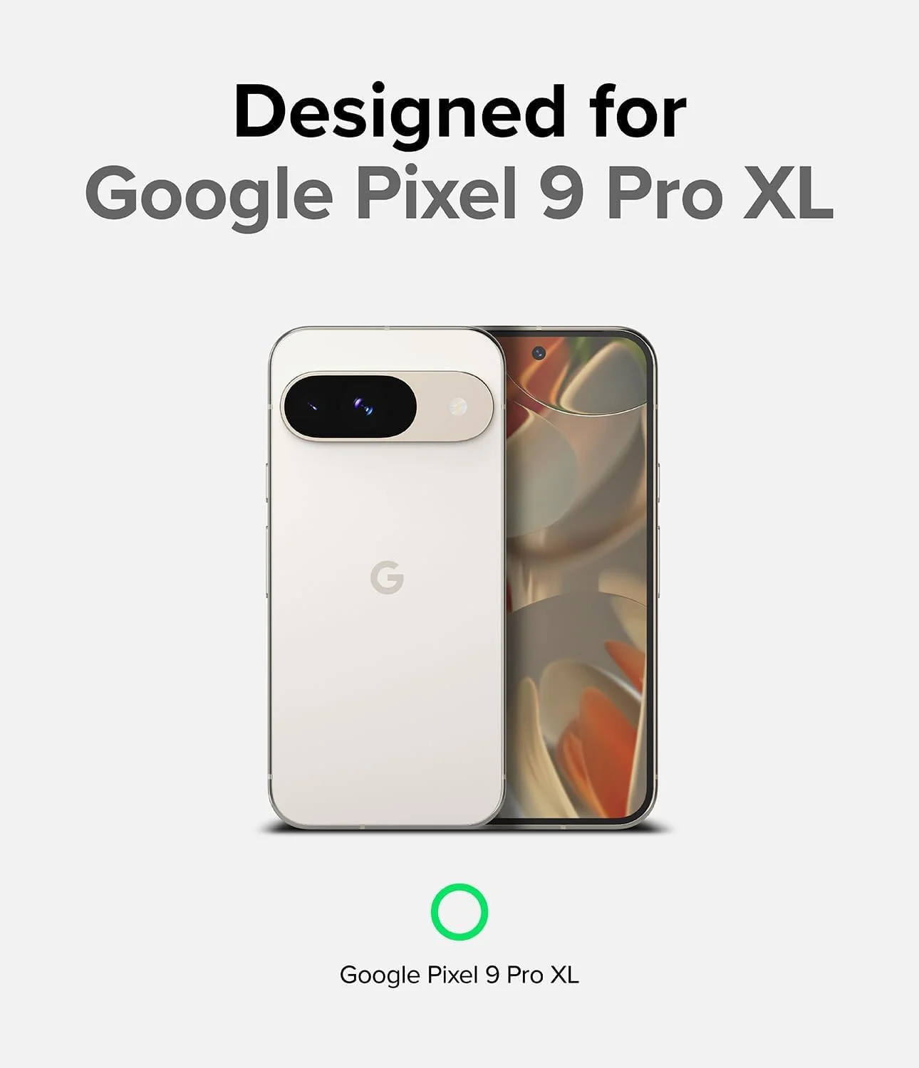 کاور اونیکس رینکه سازگار با گوگل پیکسل 9 پرو XL، بافت زبر برای گرفتن بهتر، TPU منعطف و مقاوم، ضد ضربه، محافظ سپر TPU مقاوم [طراحی شده برای پیکسل 9 پرو XL] - مشکی چریکی