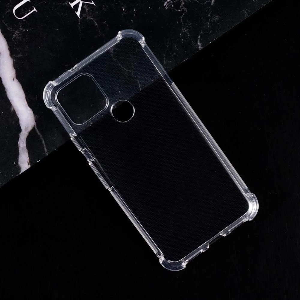 کاور محافظ سیلیکونی نرم و ضد ضربه با بالشتک هوا، بسیار نازک و ضد خش، مناسب برای گوشی گوگل پیکسل 5 (شفاف) از Nice.Store.UAE