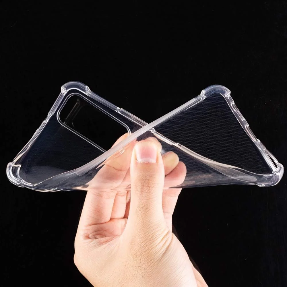 کاور محافظ سیلیکونی نرم و ضد ضربه با بالشتک هوا، بسیار نازک و ضد خش، مناسب برای گوشی گوگل پیکسل 5 (شفاف) از Nice.Store.UAE