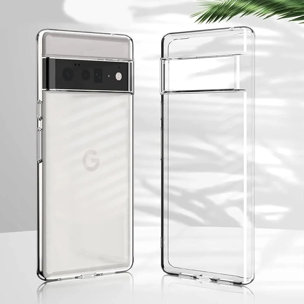 کاور شفاف مارگون برای گوشی گوگل پیکسل 7 پرو، کاور انعطاف پذیر TPU با قابلیت جذب شوک، 6.7 اینچ