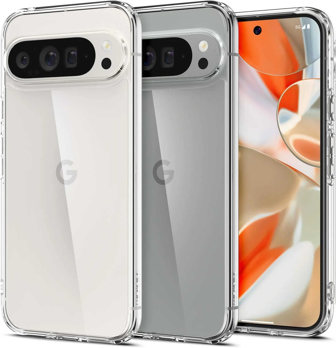 کاور محافظ گوشی Spigen Ultra Hybrid مناسب برای Google Pixel 9 Pro XL - شفاف