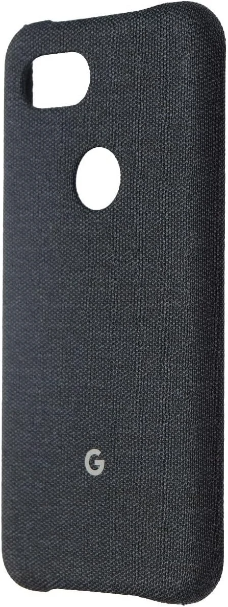 قاب گوشی گوگل پیکسل 3a - محافظ گوشی با پارچه سفارشی و سازگار با Active Edge - قاب رسمی گوگل پیکسل - کربن