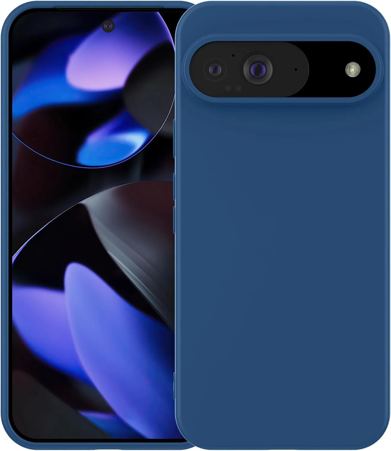 کاور سیلیکونی ضد ضربه فولیو با لایه داخلی میکروفایبر ضد خش مناسب برای گوگل پیکسل 9/پیکسل 9 پرو 2024، آبی کاور سیلیکونی ضد ضربه فولیو با لایه داخلی میکروفایبر ضد خش مناسب برای گوگل پیکسل 9/پیکسل 9 پرو 2024، آبی