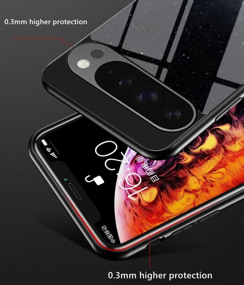 قاب محافظ گوشی گوگل پیکسل 9 / پیکسل 9 پرو / پیکسل 9 پرو ایکس ال، قاب شیشه ای حرارت دیده ممتاز، طرح آسمان، ضد ضربه، فوق العاده نازک، ضد گرد و غبار (گوگل پیکسل 9 پرو ایکس ال، مشکی) قاب محافظ گوشی گوگل پیکسل 9 / پیکسل 9 پرو / پیکسل 9 پرو ایکس ال، قاب شیشه ای حرارت دیده ممتاز، طرح آسمان، ضد ضربه، فوق العاده نازک، ضد گرد و غبار (گوگل پیکسل 9 پرو ایکس ال، مشکی)