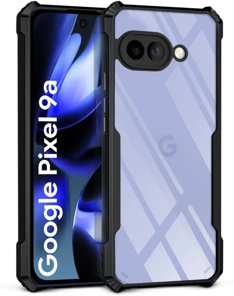 قاب محافظ گوشی گوگل پیکسل 9a، ضد ضربه، طراحی محافظت 360 درجه، محافظت از دوربین، کاور پشتی شفاف ترکیبی، بامپر (مشکی) قاب محافظ گوشی گوگل پیکسل 9a، ضد ضربه، طراحی محافظت 360 درجه، محافظت از دوربین، کاور پشتی شفاف ترکیبی، بامپر (مشکی)