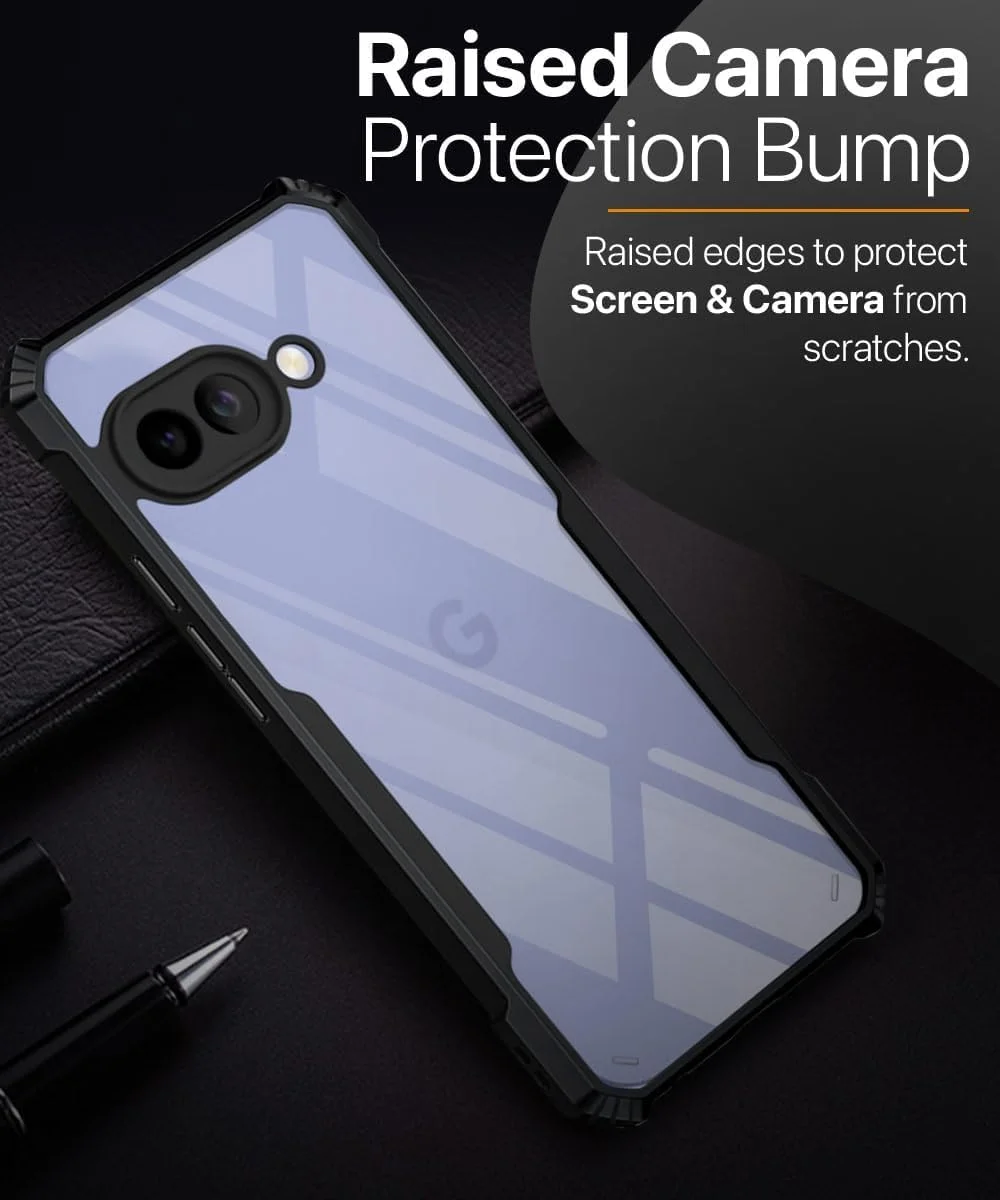 قاب محافظ گوشی گوگل پیکسل 9a، ضد ضربه، طراحی محافظت 360 درجه، محافظت از دوربین، کاور پشتی شفاف ترکیبی، بامپر (مشکی) قاب محافظ گوشی گوگل پیکسل 9a، ضد ضربه، طراحی محافظت 360 درجه، محافظت از دوربین، کاور پشتی شفاف ترکیبی، بامپر (مشکی)