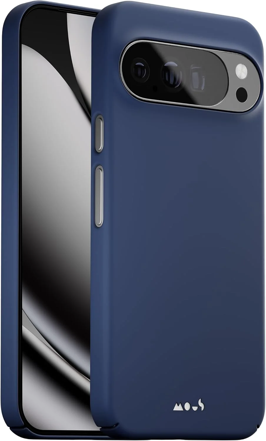 قاب گوشی گوگل پیکسل 10 پرو ایکس ال (2025)، سازگار با Qi2 MagSafe و Pixelsnap - فوق العاده نازک - محافظ ضد خش - آبی ذغالی