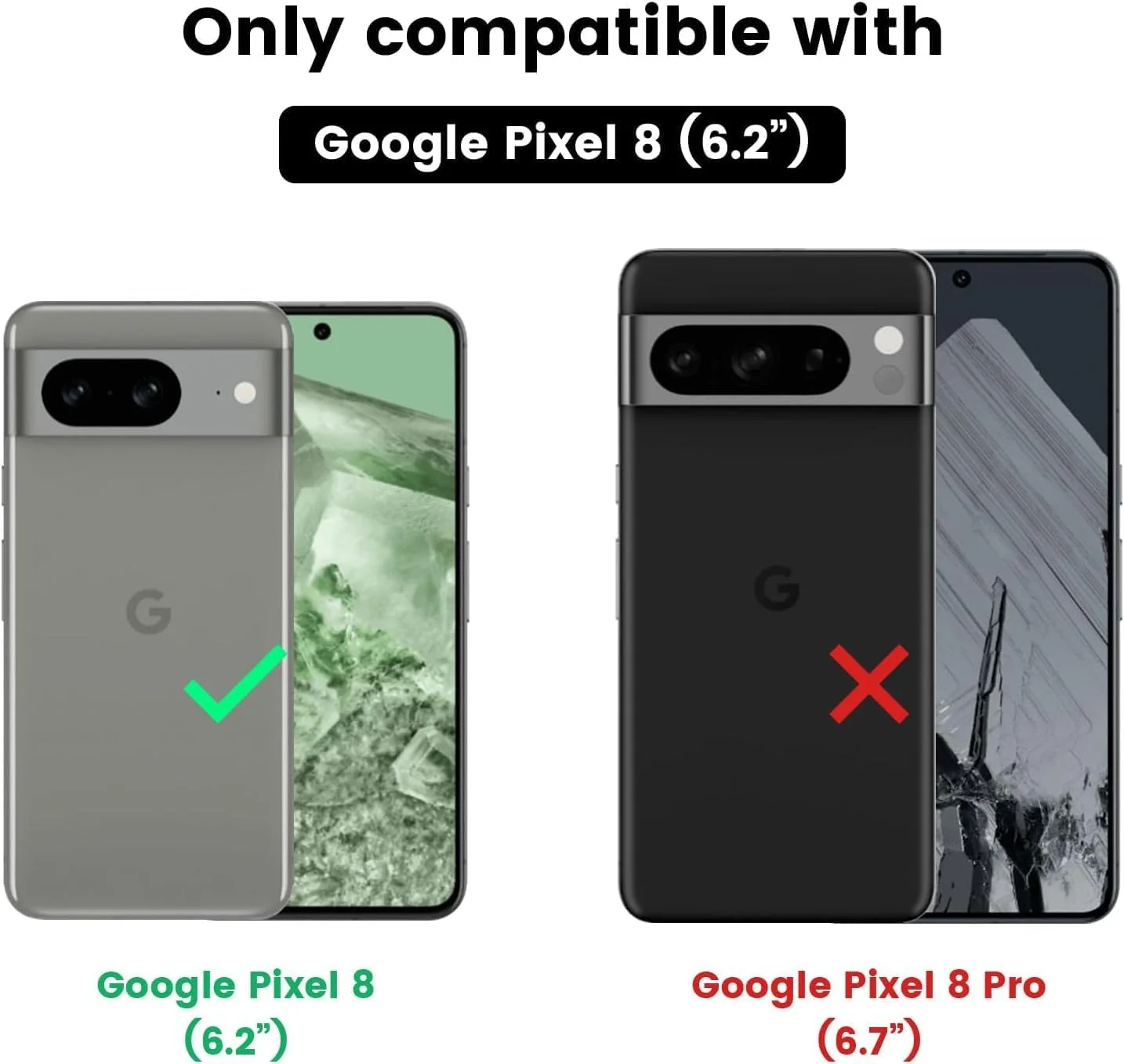 قاب محافظ کشویی دوربین Zubitech CamShield Pro برای گوگل پیکسل 8، محافظت در برابر سقوط با استاندارد نظامی، ضربه گیر ضد ضربه، ضد لغزش و ضد خش باریک برای پیکسل 8 (پیکسل 8، آبی)