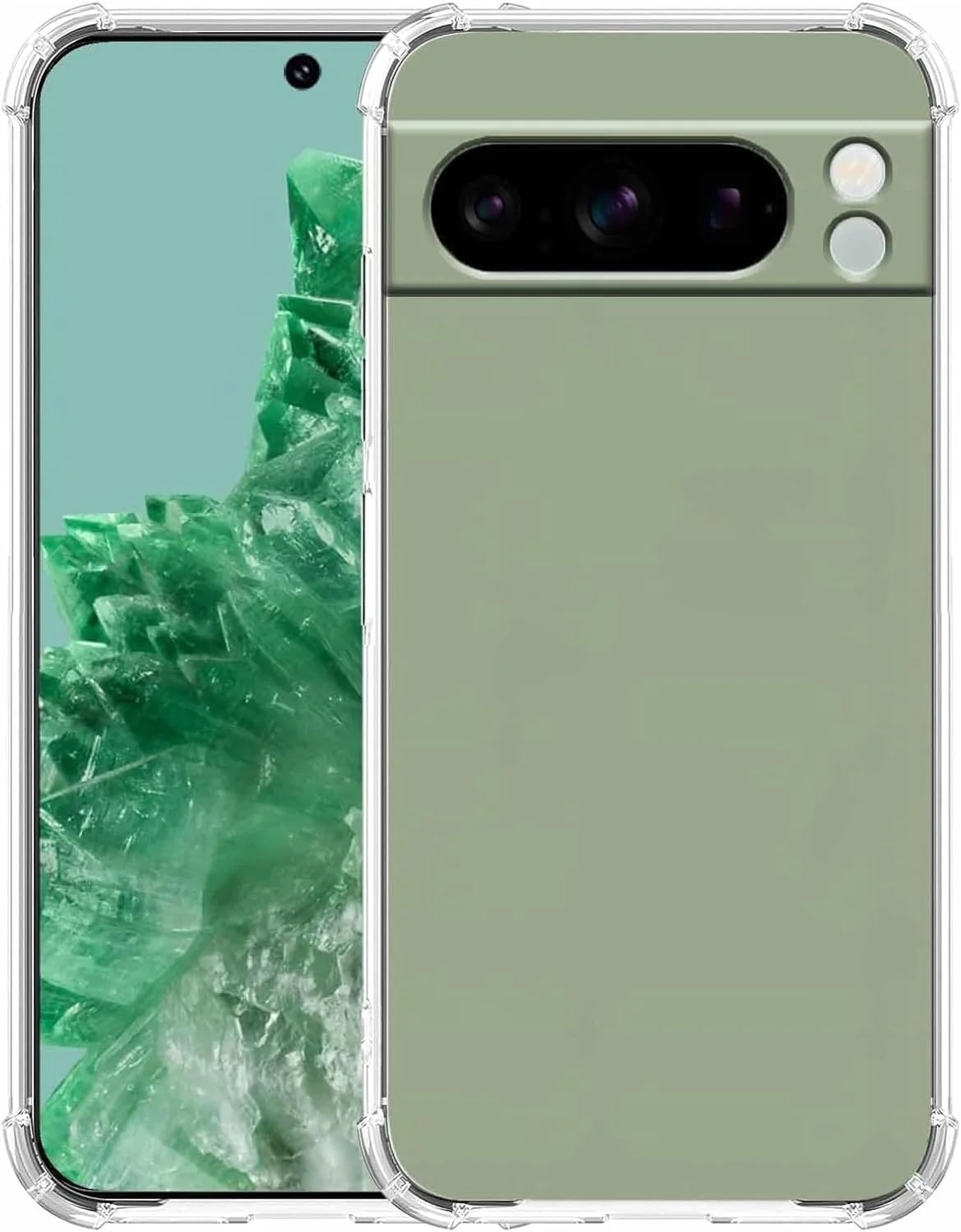 کاور محافظ نرم گوشی گوگل پیکسل 8 پرو CooLoly (شفاف، پیکسل 8 پرو 6.7 اینچ)