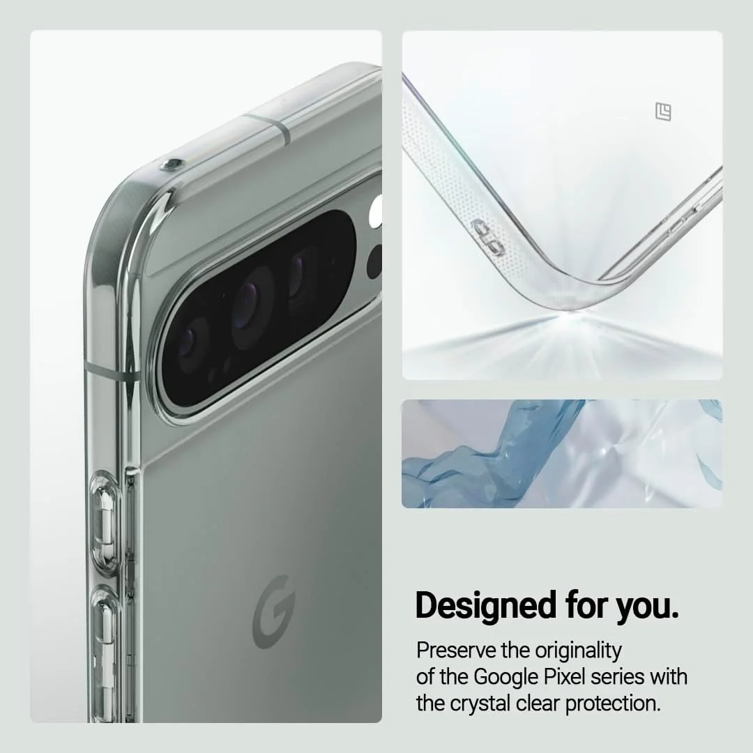 کاور محافظ گوشی Caseology Capella مناسب برای Google Pixel 9 Pro XL مدل 2024 [استاندارد نظامی] - شفاف