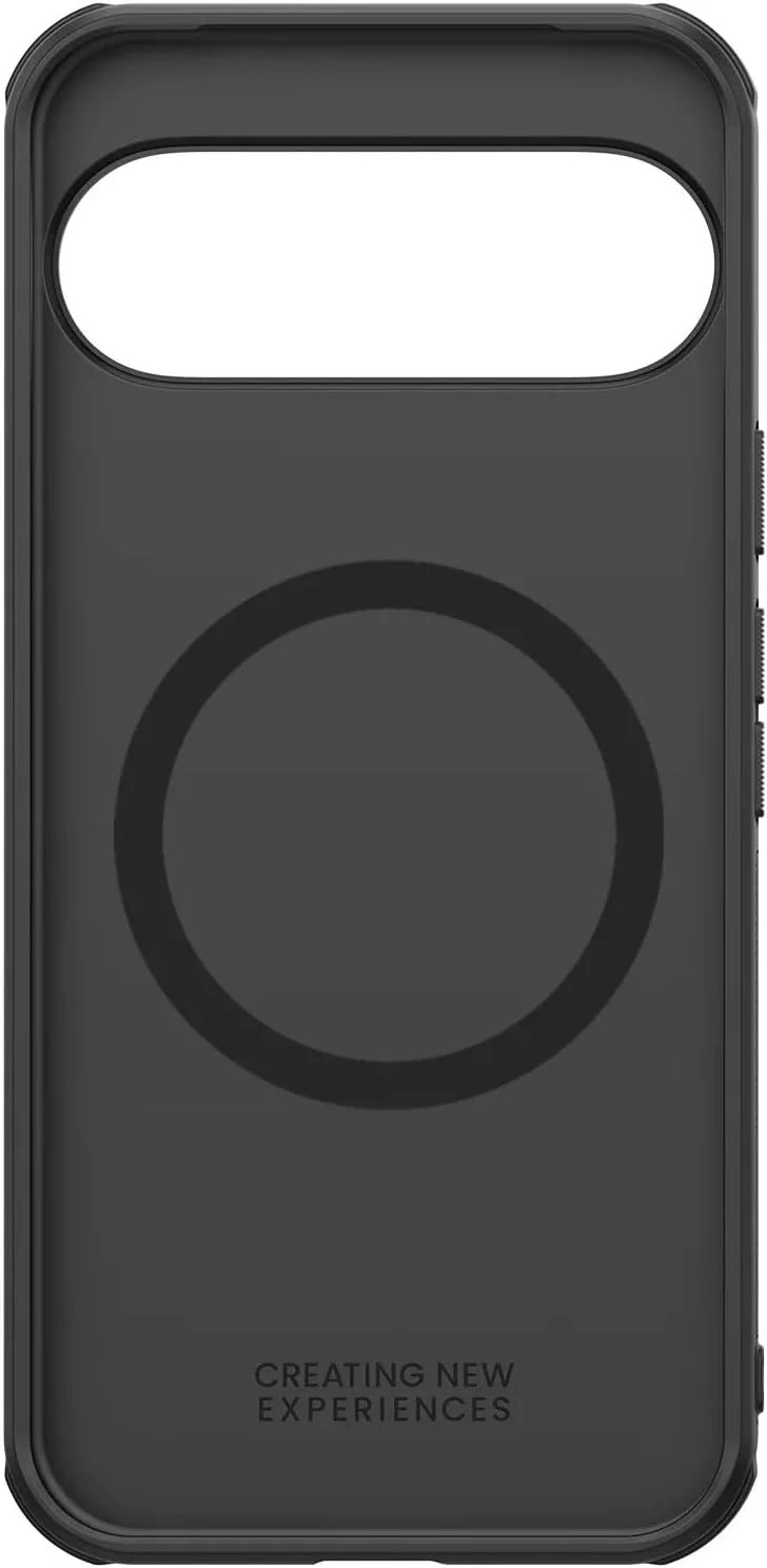 قاب محافظ مغناطیسی Nillkin Super Frosted Shield Pro مناسب برای گوگل پیکسل 9/9 پرو – زره ترکیبی مقاوم با حلقه مغناطیسی، محافظ گوشه ها در برابر سقوط، پوشش مات و تناسب دقیق – مشکی