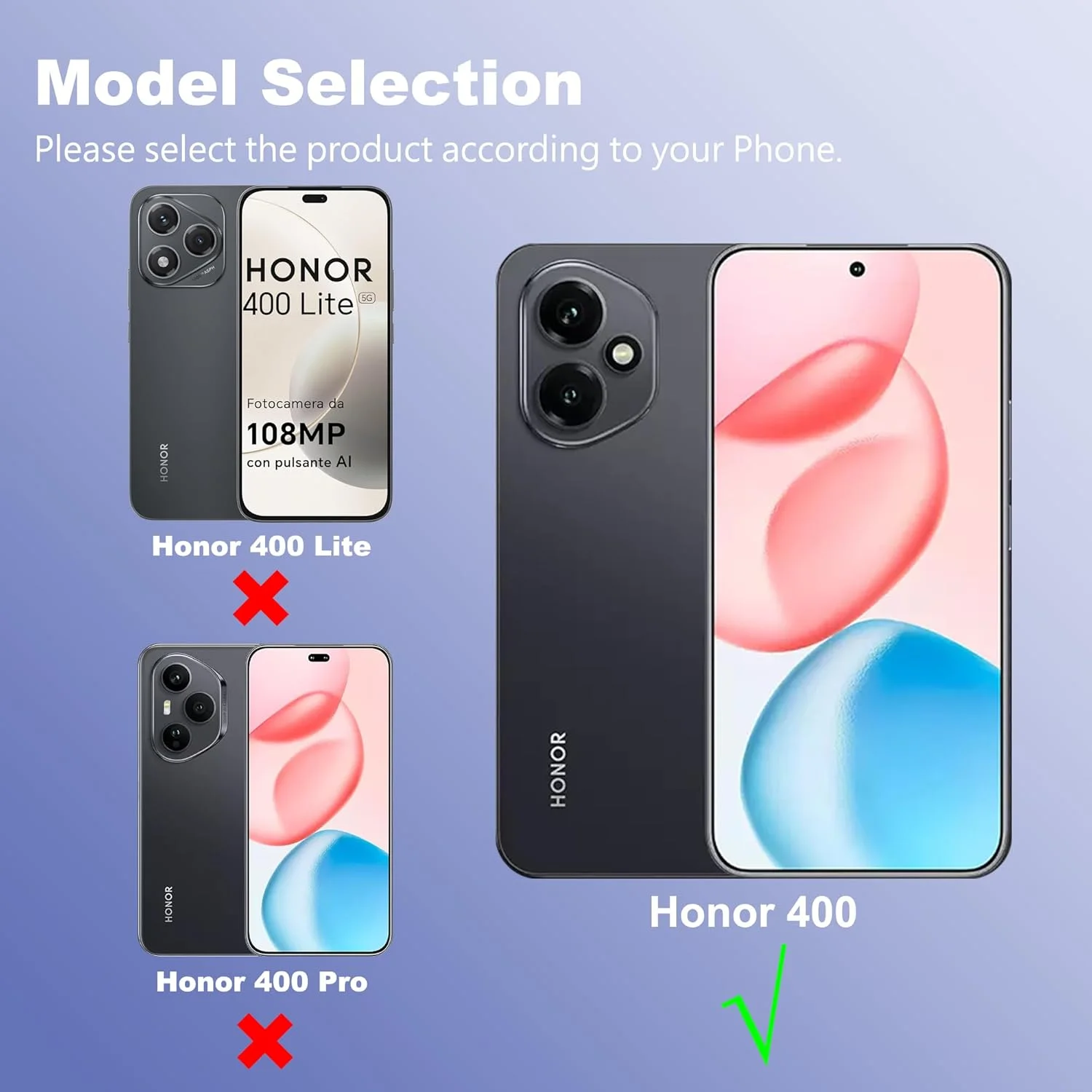 قاب گوشی CAUHENYEE Honor 400 5G، [محافظت سه گانه] ضد ضربه، جذب کننده شوک، محافظ لنز دوربین، کاور مغناطیسی برای Honor 400 5G با فیبر کربن