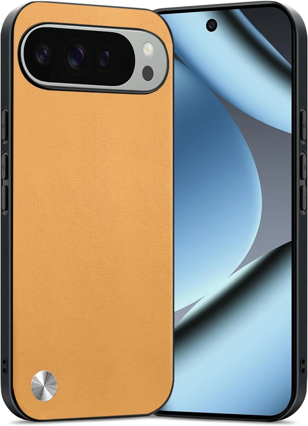 کاور چرمی مصنوعی Puxssul برای گوگل پیکسل 10 پرو XL، پشت چرمی ضد اثر انگشت + لبه های بادوام TPU انعطاف پذیر، محافظت از دوربین ضد ضربه و باریک برای قاب گوشی گوگل پیکسل 10 پرو XL (زرد) کاور چرمی مصنوعی Puxssul برای گوگل پیکسل 10 پرو XL، پشت چرمی ضد اثر انگشت + لبه های بادوام TPU انعطاف پذیر، محافظت از دوربین ضد ضربه و باریک برای قاب گوشی گوگل پیکسل 10 پرو XL (زرد)