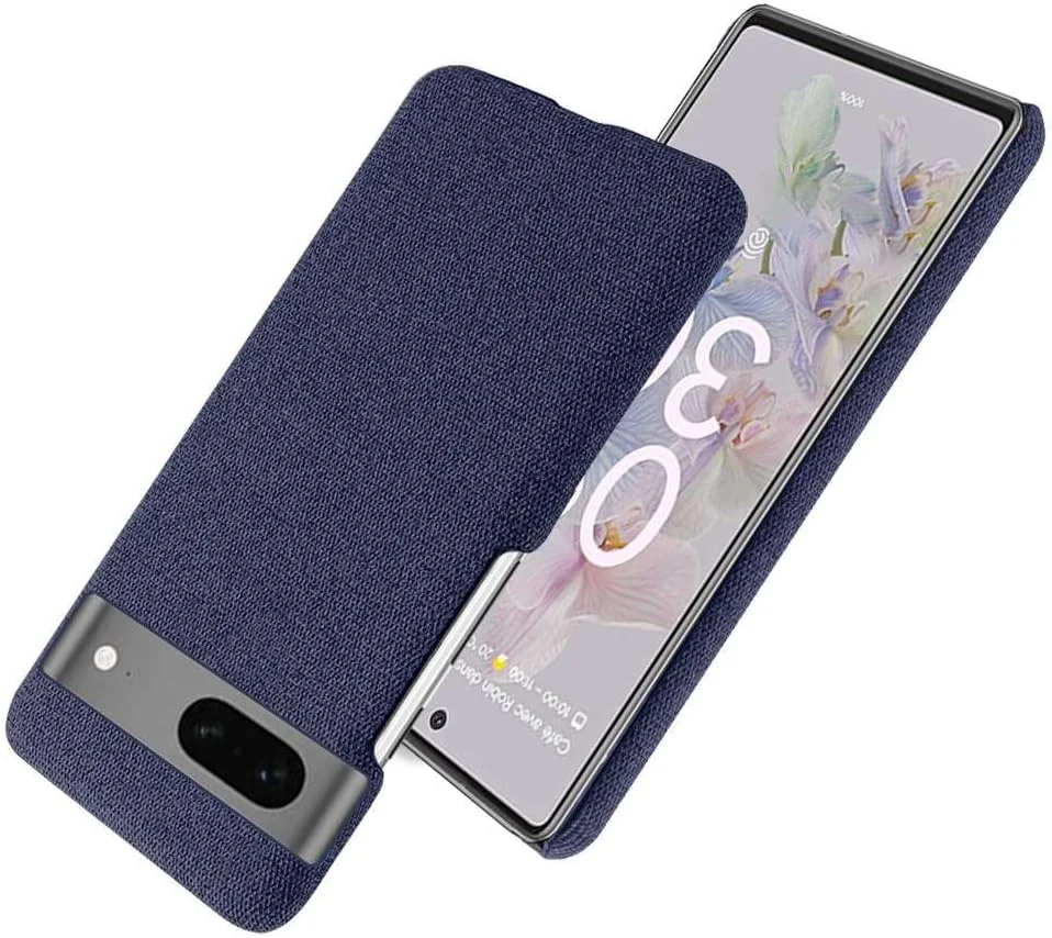 قاب محافظ گوشی گوگل پیکسل 7A، بدنه سخت و مقاوم - طراحی بافت بوم و ضد لغزش، پوشش کامل 360 درجه ضد ضربه با مقاومت در برابر اثر انگشت - آبی