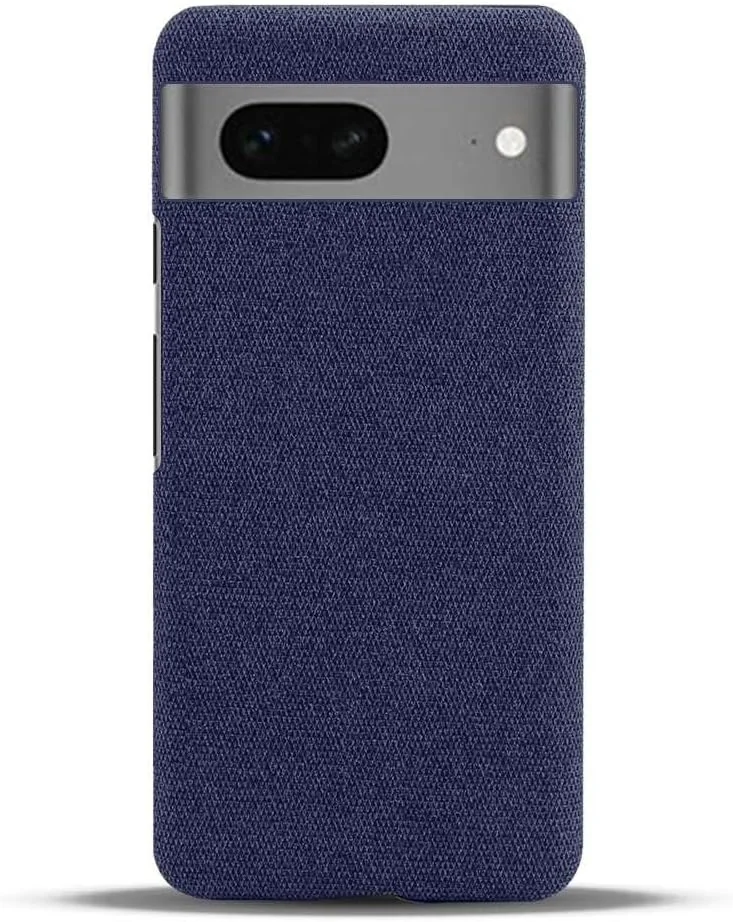 قاب محافظ گوشی گوگل پیکسل 7A، بدنه سخت و مقاوم - طراحی بافت بوم و ضد لغزش، پوشش کامل 360 درجه ضد ضربه با مقاومت در برابر اثر انگشت - آبی