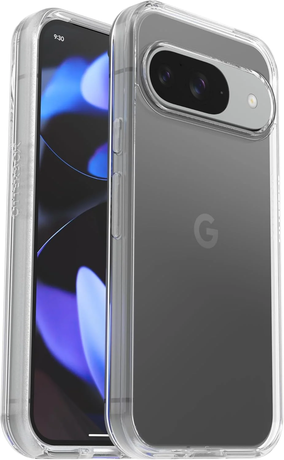 قاب محافظ شفاف OtterBox Symmetry برای Google Pixel 9 / Pixel 9 Pro، ضد ضربه، ضد سقوط، قاب نازک محافظ، تست شده 3 برابر استاندارد نظامی، شفاف