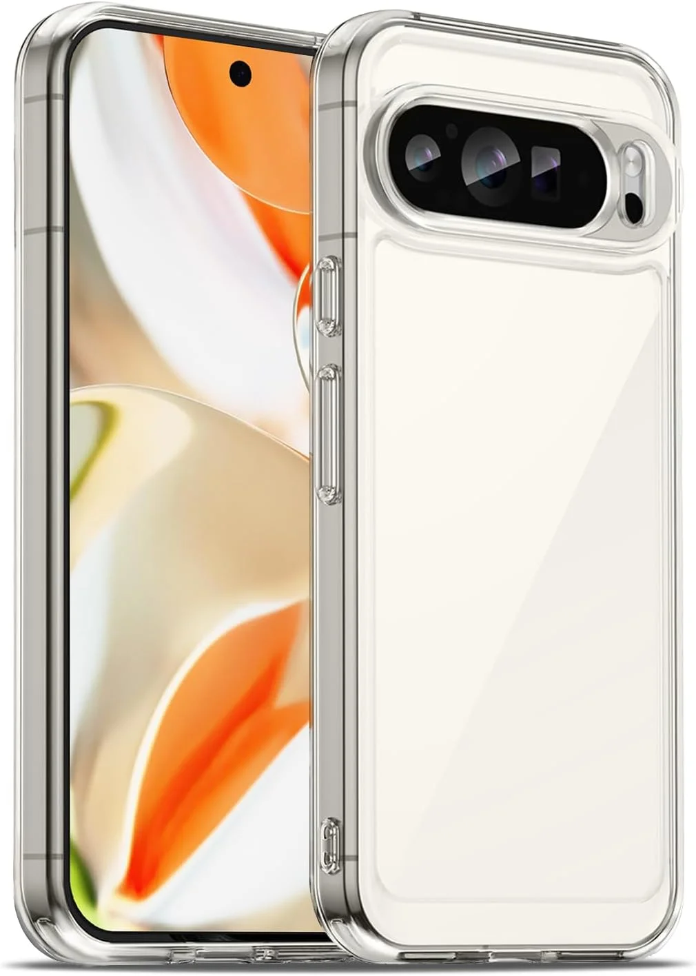 قاب محافظ گوشی Liisooka برای گوگل پیکسل 9 پرو XL، قاب گوشی با محافظت در سطح نظامی در برابر سقوط، مقاوم در برابر زرد شدن، پشت PC سخت ضد خش، پوشش محافظ فوق العاده نازک و ضد ضربه، شفاف قاب محافظ گوشی Liisooka برای گوگل پیکسل 9 پرو XL، قاب گوشی با محافظت در سطح نظامی در برابر سقوط، مقاوم در برابر زرد شدن، پشت PC سخت ضد خش، پوشش محافظ فوق العاده نازک و ضد ضربه، شفاف