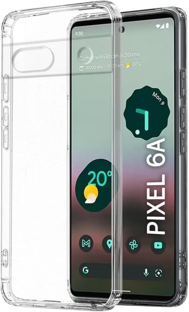 قاب پشتی نرم برای گوگل پیکسل 6A | محافظت عالی از دوربین | دارای درپوش گرد و غبار و ضد لغزش | قاب پشتی فوق العاده شفاف و باریک برای گوگل پیکسل 6a (شفاف) قاب پشتی نرم برای گوگل پیکسل 6A | محافظت عالی از دوربین | دارای درپوش گرد و غبار و ضد لغزش | قاب پشتی فوق العاده شفاف و باریک برای گوگل پیکسل 6a (شفاف)